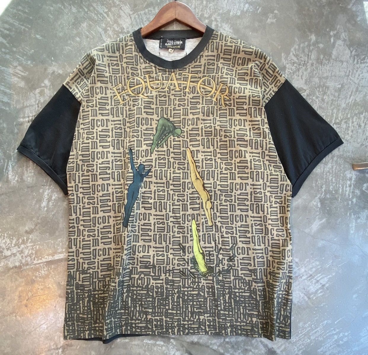 Vintage Vintage 80s Jean Paul Gaultier EquatorTee Size US M / EU 48-50 / 2 - 1 Thumbnail