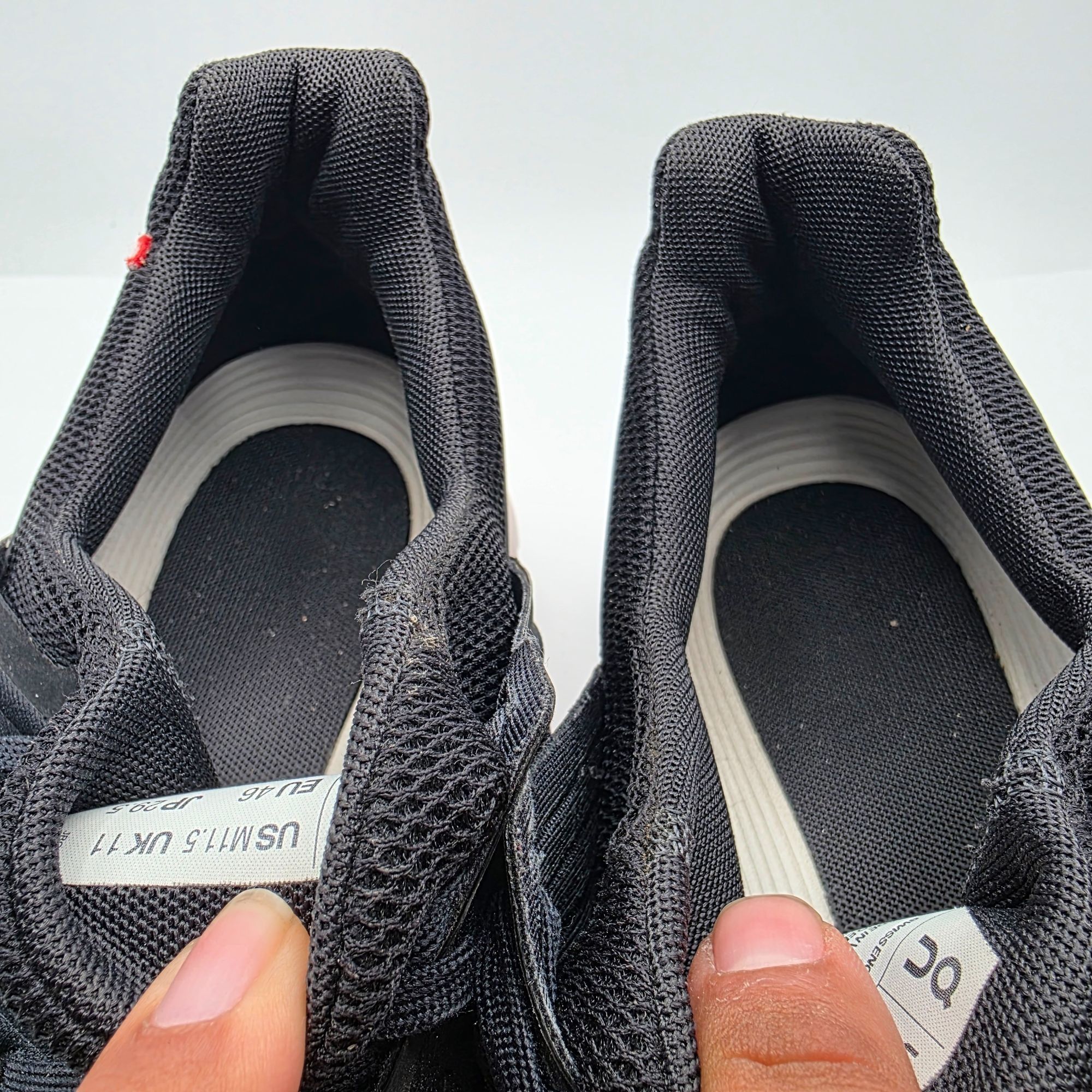 On On Running Cloudswift Mens Size 11.5 Black White Running Sho Size US 11.5 / EU 44-45 - 9 Thumbnail