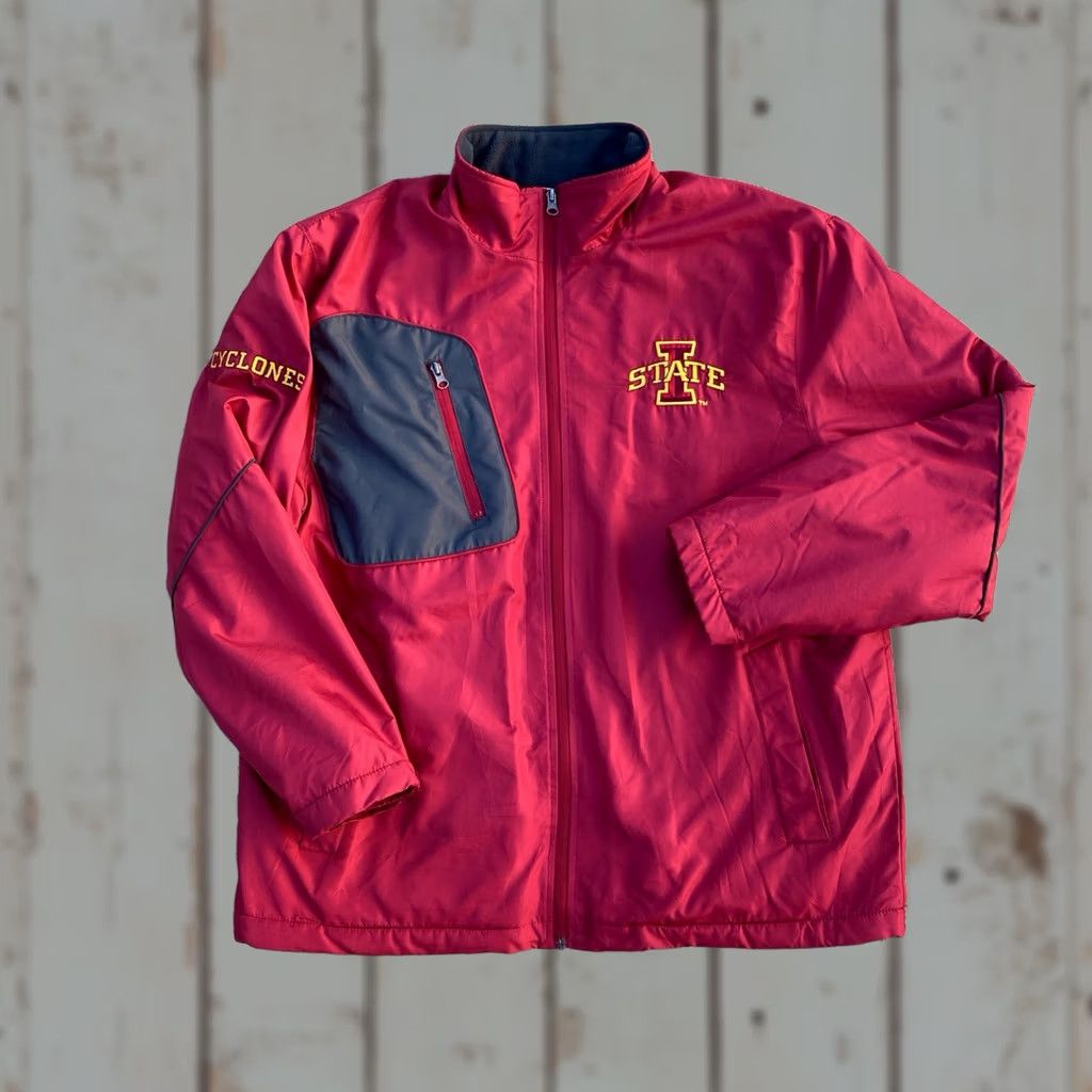 Vintage Iowa State Cyclones Rain Jacket Full Zip Men's Medium Size US M / EU 48-50 / 2 - 1 Thumbnail