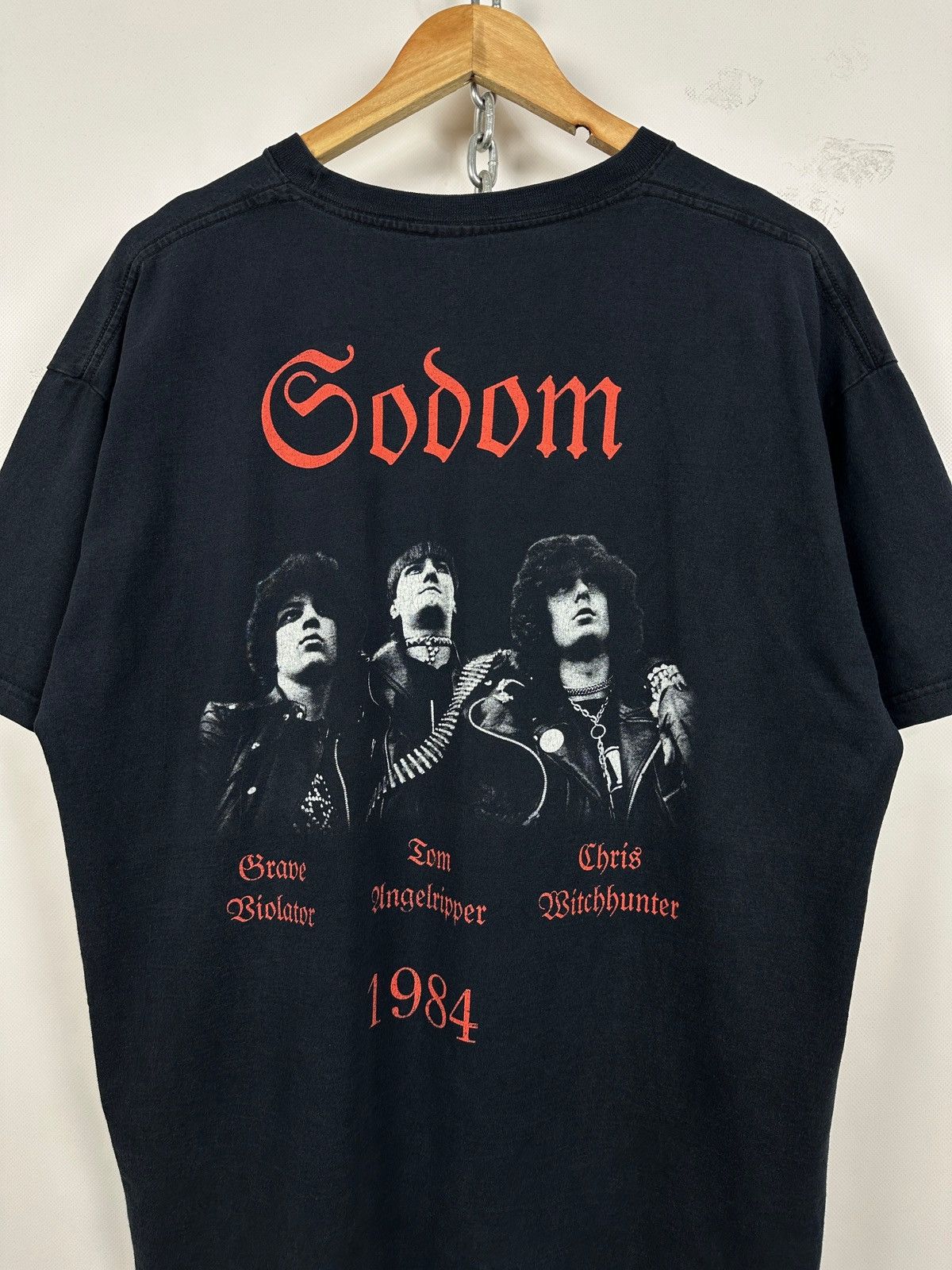 Band Tees 2006 Vintage Sodom In the Sing of Evil Band T-Shirt Size US XL / EU 56 / 4 - 12 Thumbnail