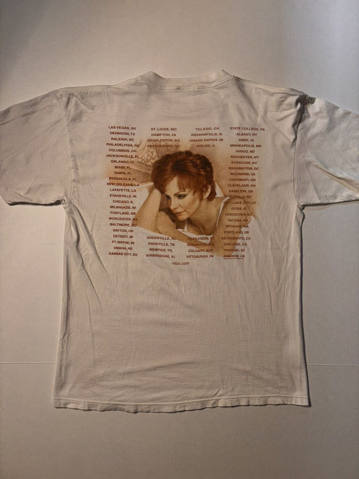 Band Tees Vtg Reba McEntire 1998 USA Country Music Band Concert Tour Size US XL / EU 56 / 4 - 7 Thumbnail