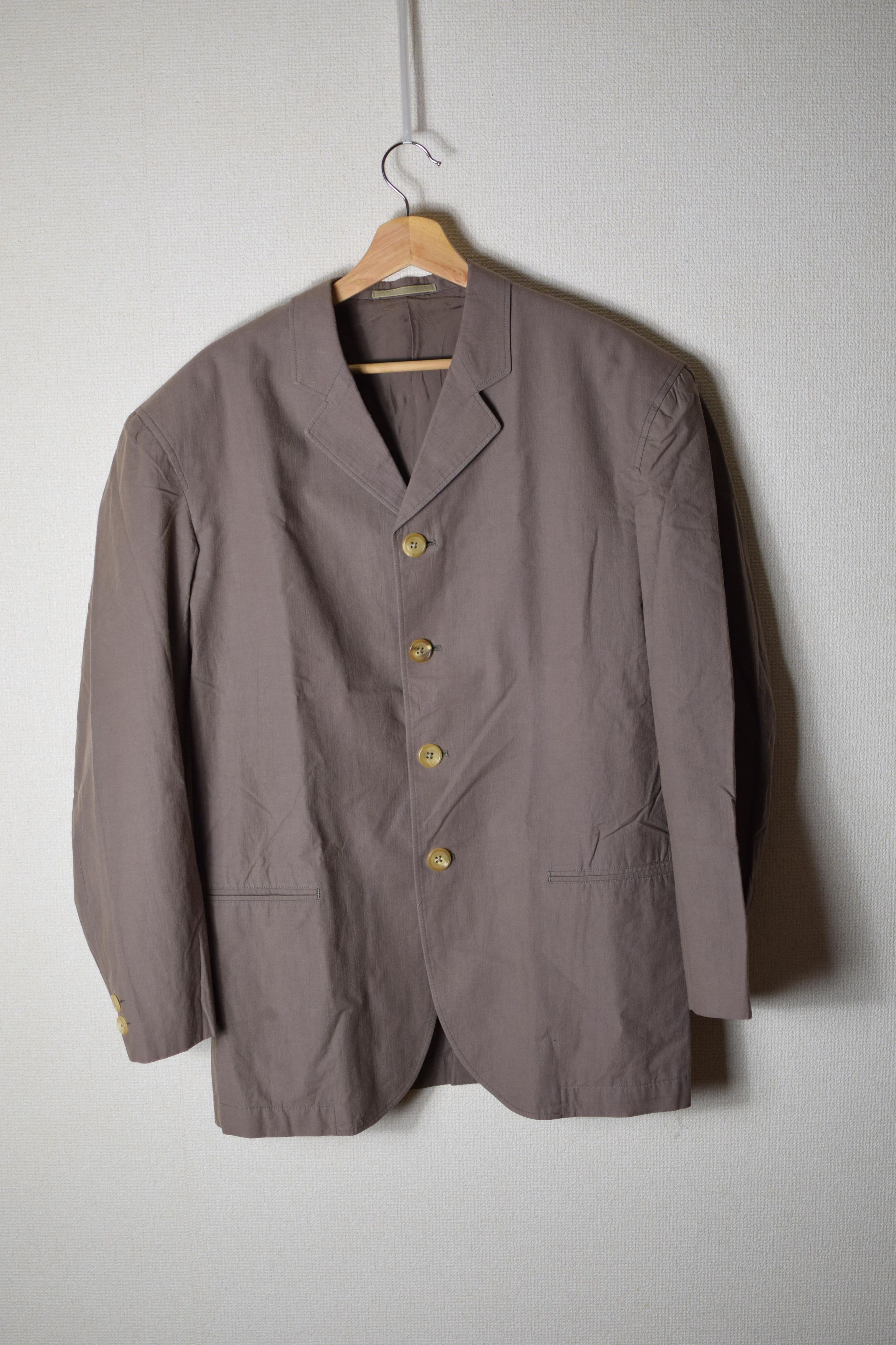 Yohji Yamamoto YYPH Archive Khaki Blazer Size 52R - 2 Thumbnail