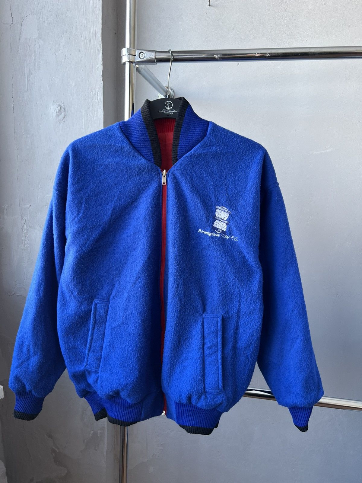 Vintage ICON ULTRAS 80’S BIRMINGHAM CITY VARSITY ZIP BOMBER JACKET M Size US M / EU 48-50 / 2 - 3 Thumbnail