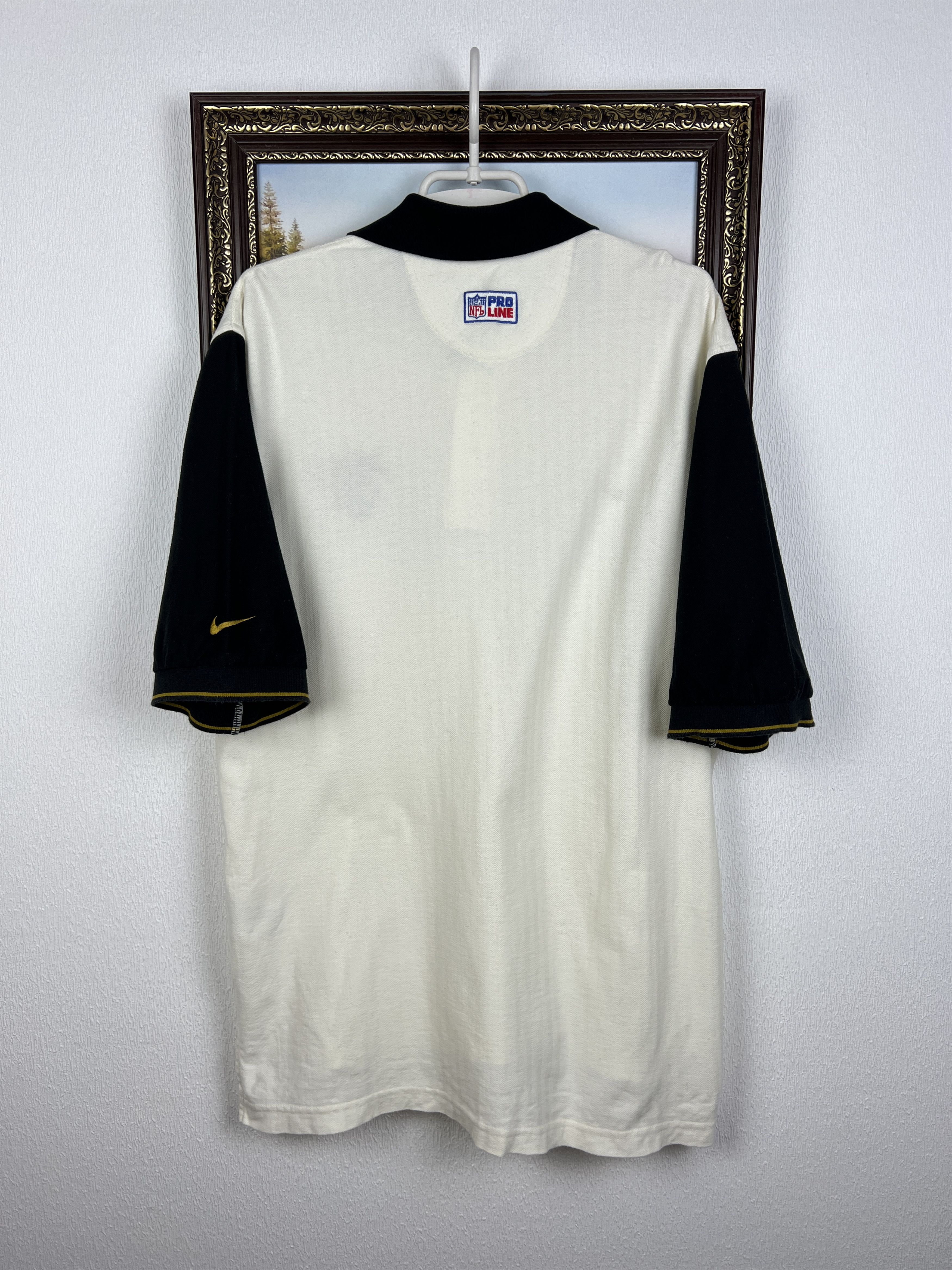 Nike Vintage Jacksonville Jaguars NFL Polo Shirt Trikot Jersey Size US M / EU 48-50 / 2 - 8 Thumbnail
