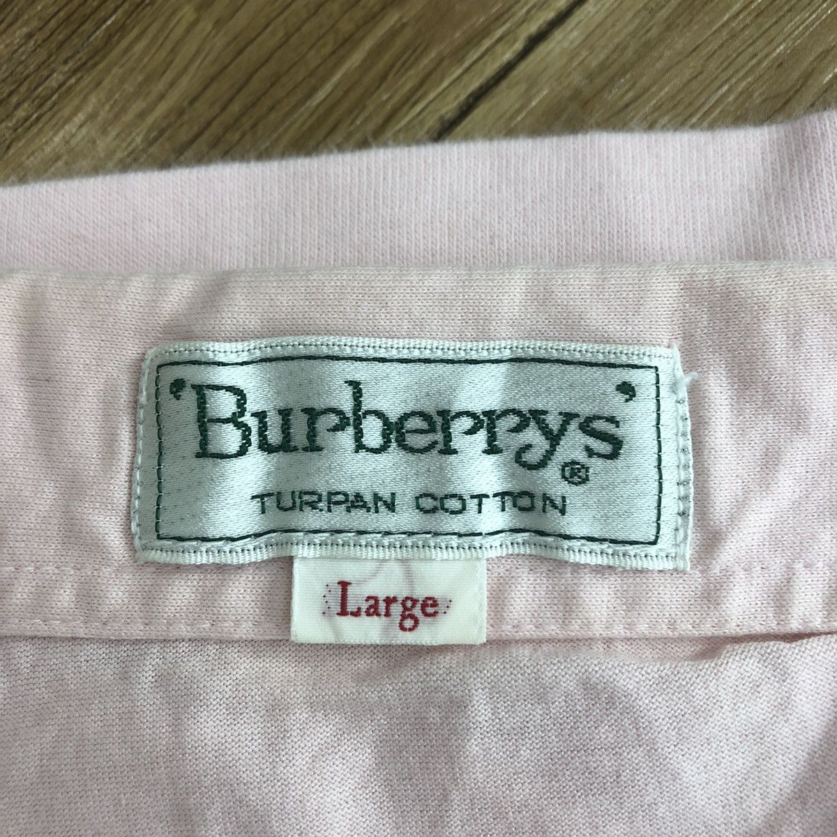 Burberry Vintage 90’ BURBERRY LONDON Turpan Cotton Pink Tee Shirt Size L / US 10 / IT 46 - 4 Thumbnail