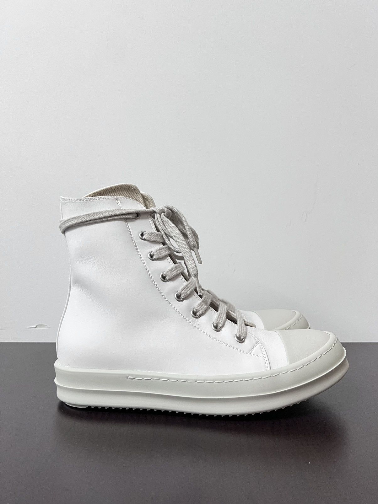 Rick Owens Drkshdw Rick owens ramones drkshdw high top sneakers sz37 Size US 7 / IT 37 - 4 Thumbnail
