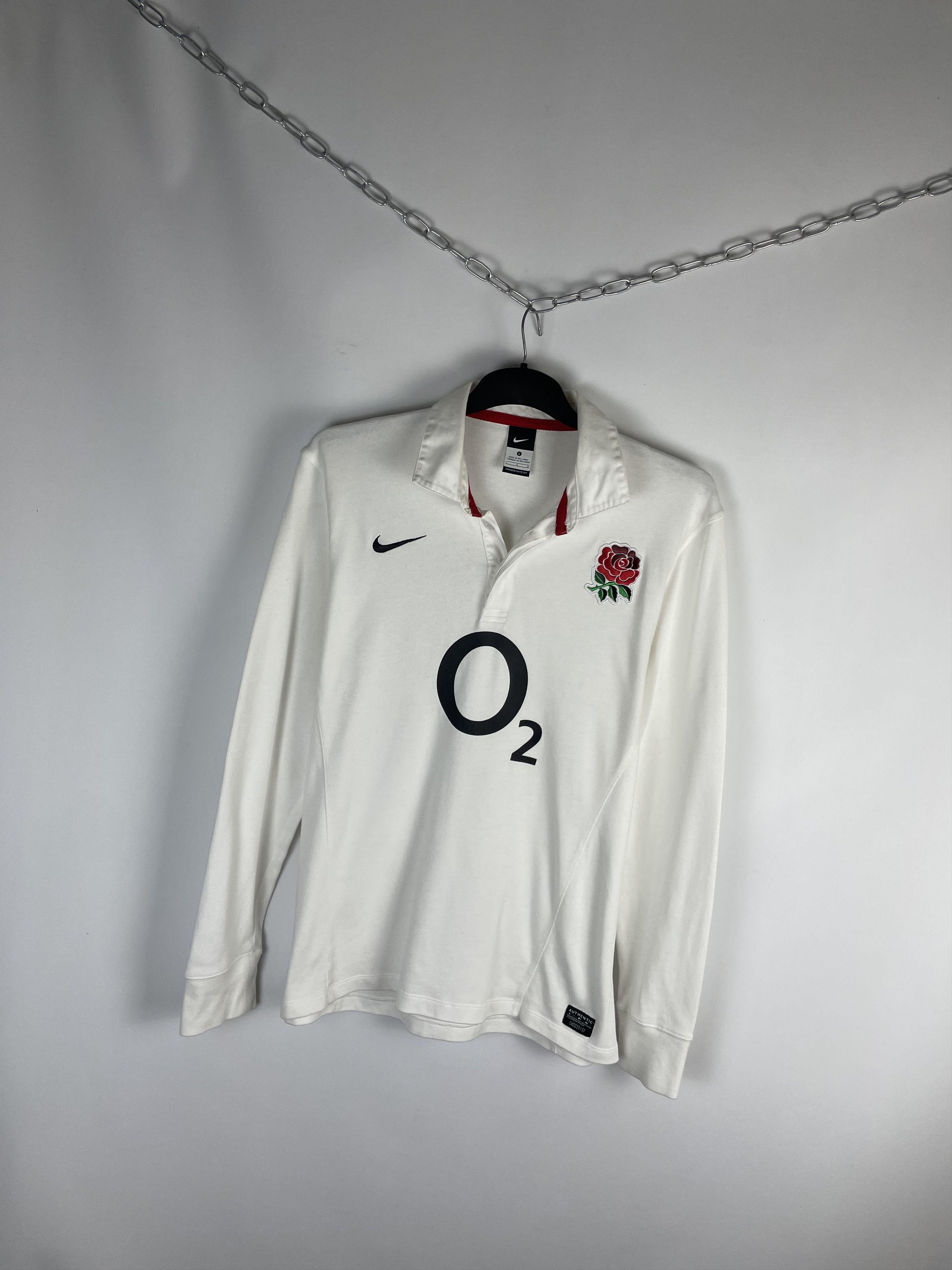 Nike Vintage England Rugby League Nike O2 Long-sleeve T-shirts Size US L / EU 52-54 / 3 - 2 Thumbnail