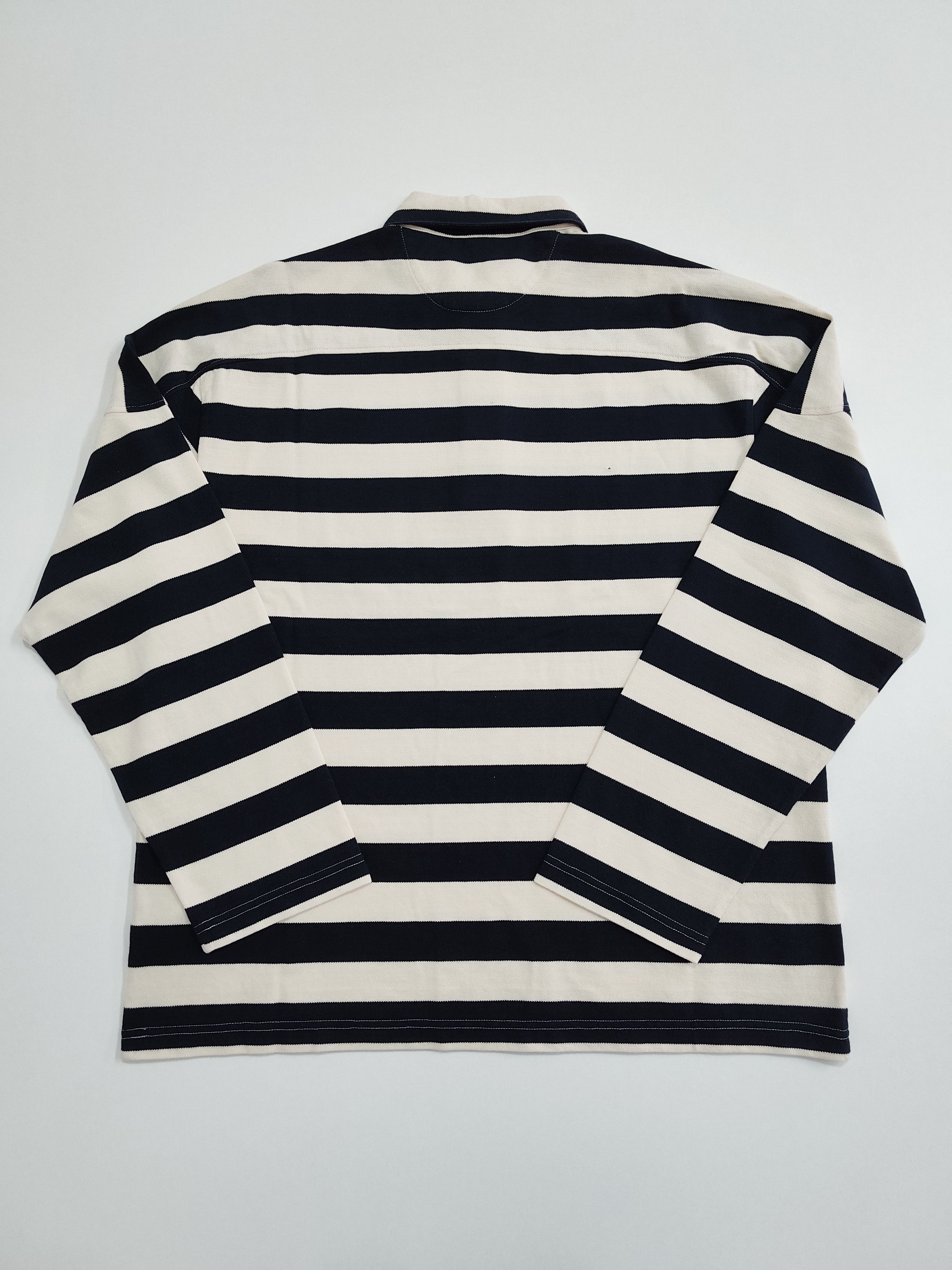 Brain Dead Brain dead x A.P.C. "Striped Pique Polo" Size US M / EU 48-50 / 2 - 6 Thumbnail