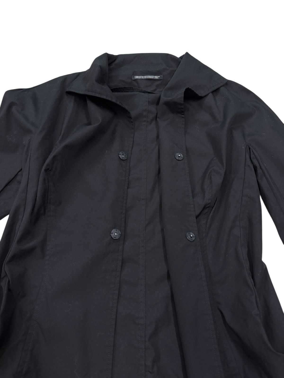 Yohji Yamamoto YOHJI YAMAMOTO + NOIR BLACK BLAZER Size XS / US 0-2 / IT 36-38 - 9 Thumbnail