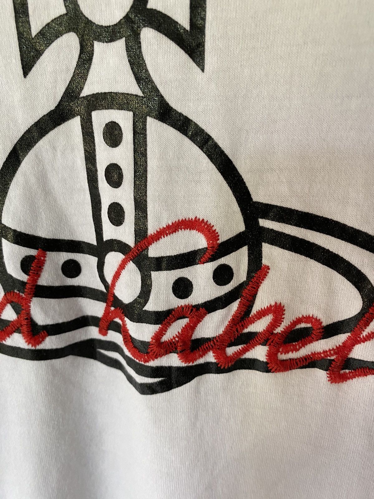 Vivienne Westwood 2000s Red Label Japan Orb Logo tee Size US M / EU 48-50 / 2 - 5 Thumbnail