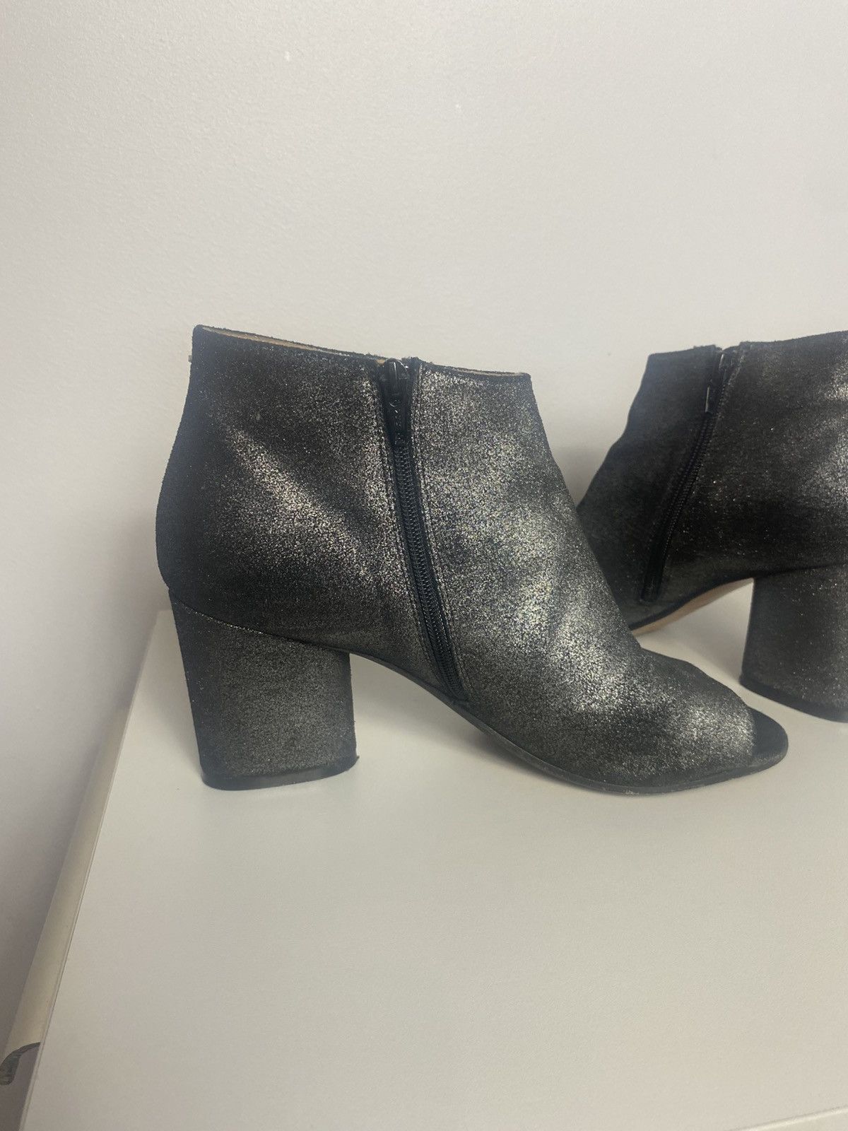 Maison Margiela ⚡️Quick Sale ⚡️Leather Maison Margiela open toes filter heel Size US 7 / IT 37 - 5 Thumbnail