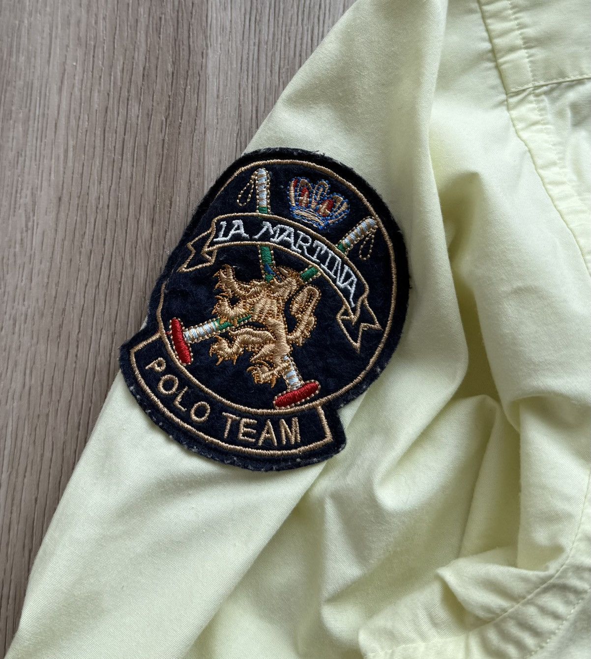 La Martina La Martina The British Polo Team Yellow Button Up Shirt Size US L / EU 52-54 / 3 - 11 Thumbnail