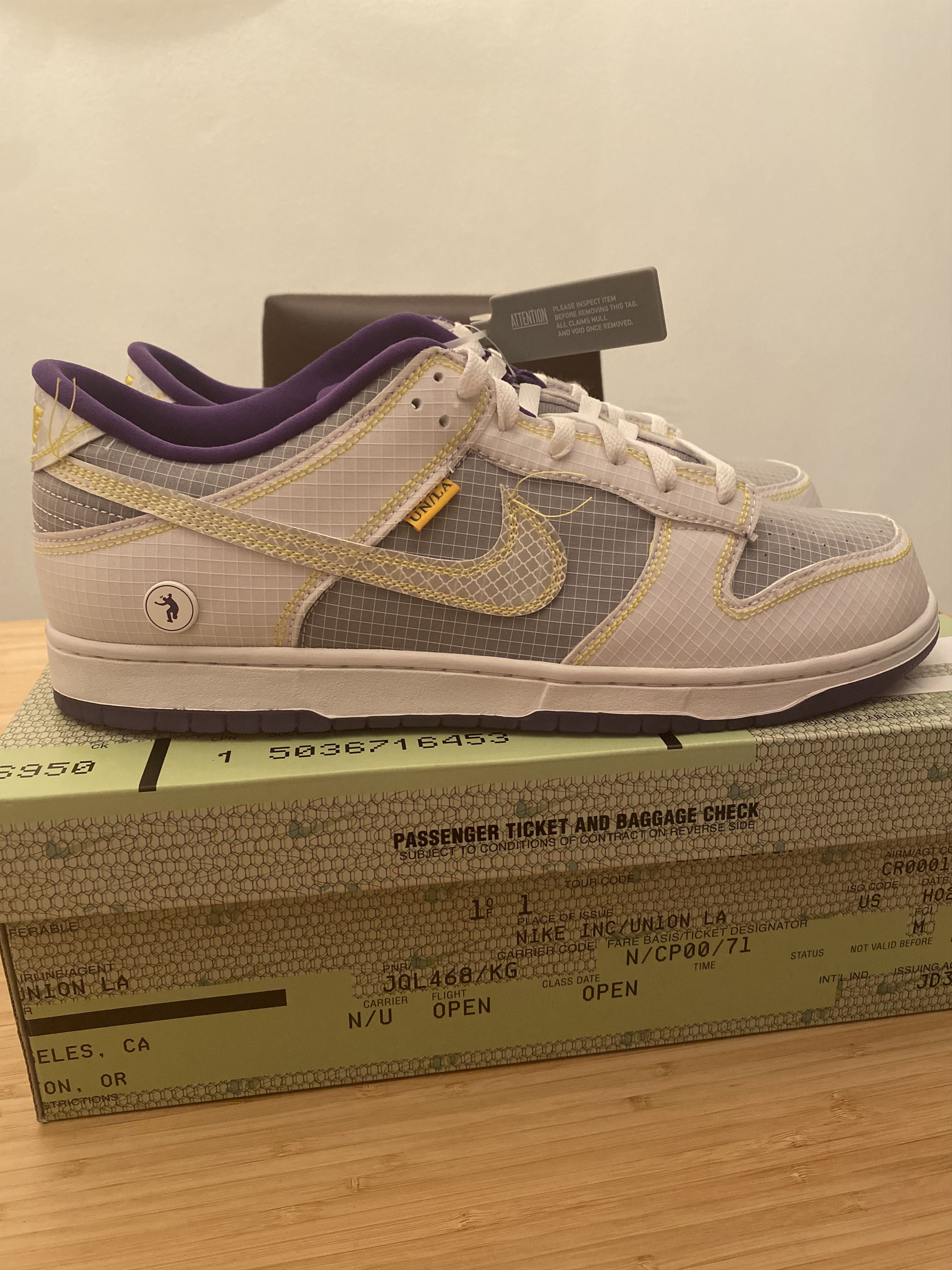 Nike Dunk Low Union Passport Pack Court Purple