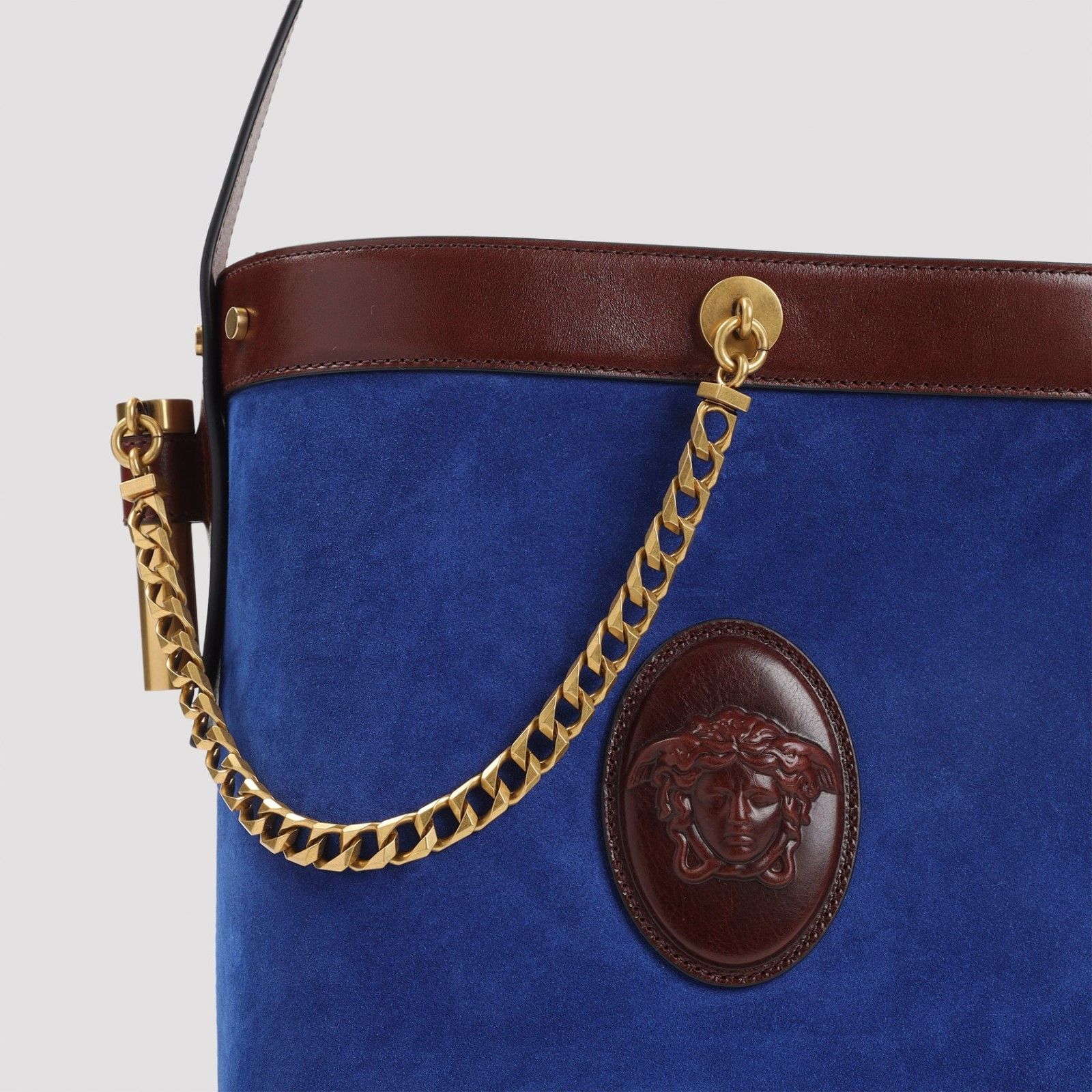 Versace VERSACE Blue Small Bucket Bag New & Authentic Size ONE SIZE - 2 Thumbnail