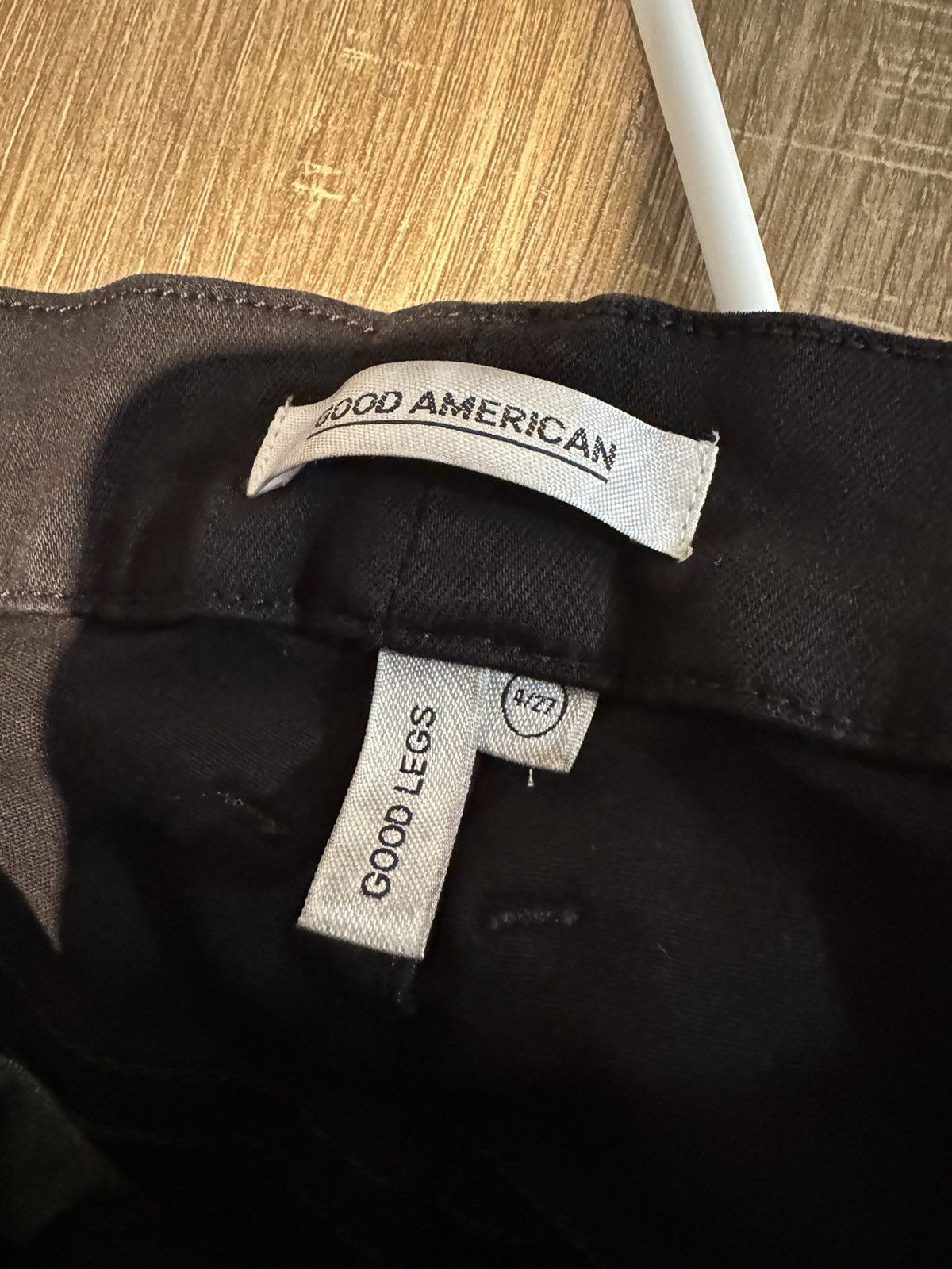 Good American Good American Black Good Legs High Rise Skinny Jeans Sz 4/27 Size 27" / US 4 / IT 40 - 6 Thumbnail