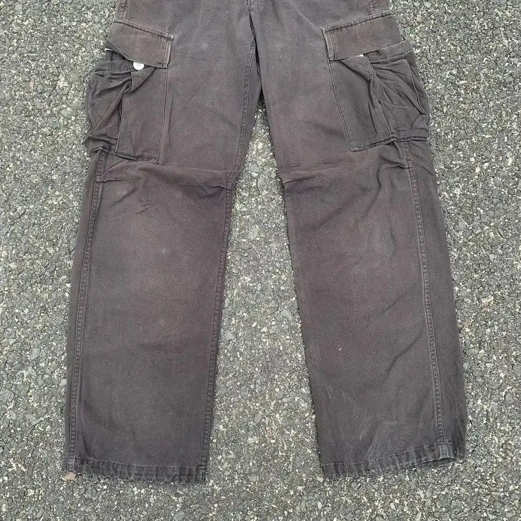 Japanese Brand VINTAGE JUNMEN W29 L31 UTILITY TROUSER FADED CARGO PANTS Size US 29 - 5 Thumbnail