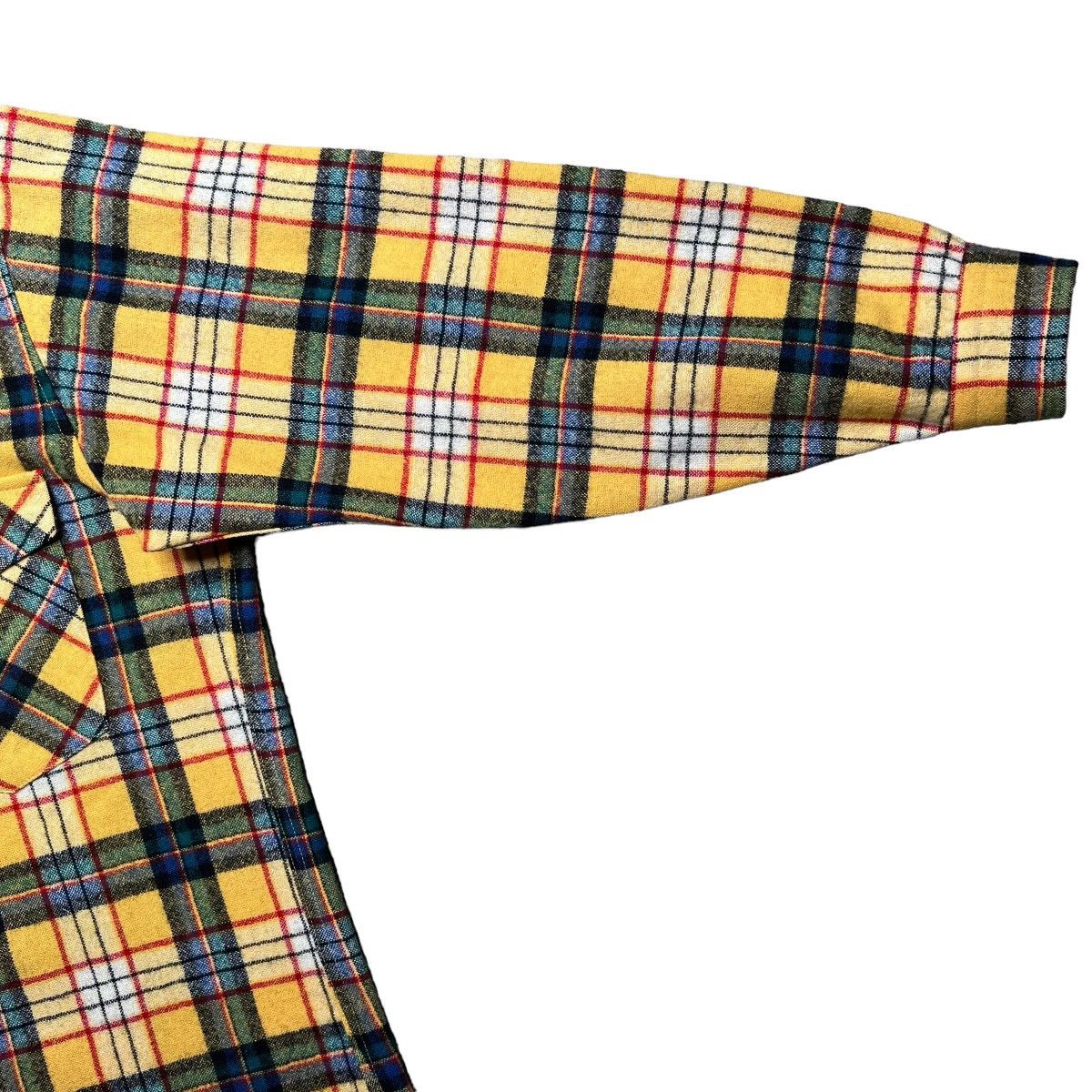 Pendleton × Vintage Vintage Pendleton Plaid Yellow Wool Board Button Up Shirt Size US L / EU 52-54 / 3 - 6 Thumbnail