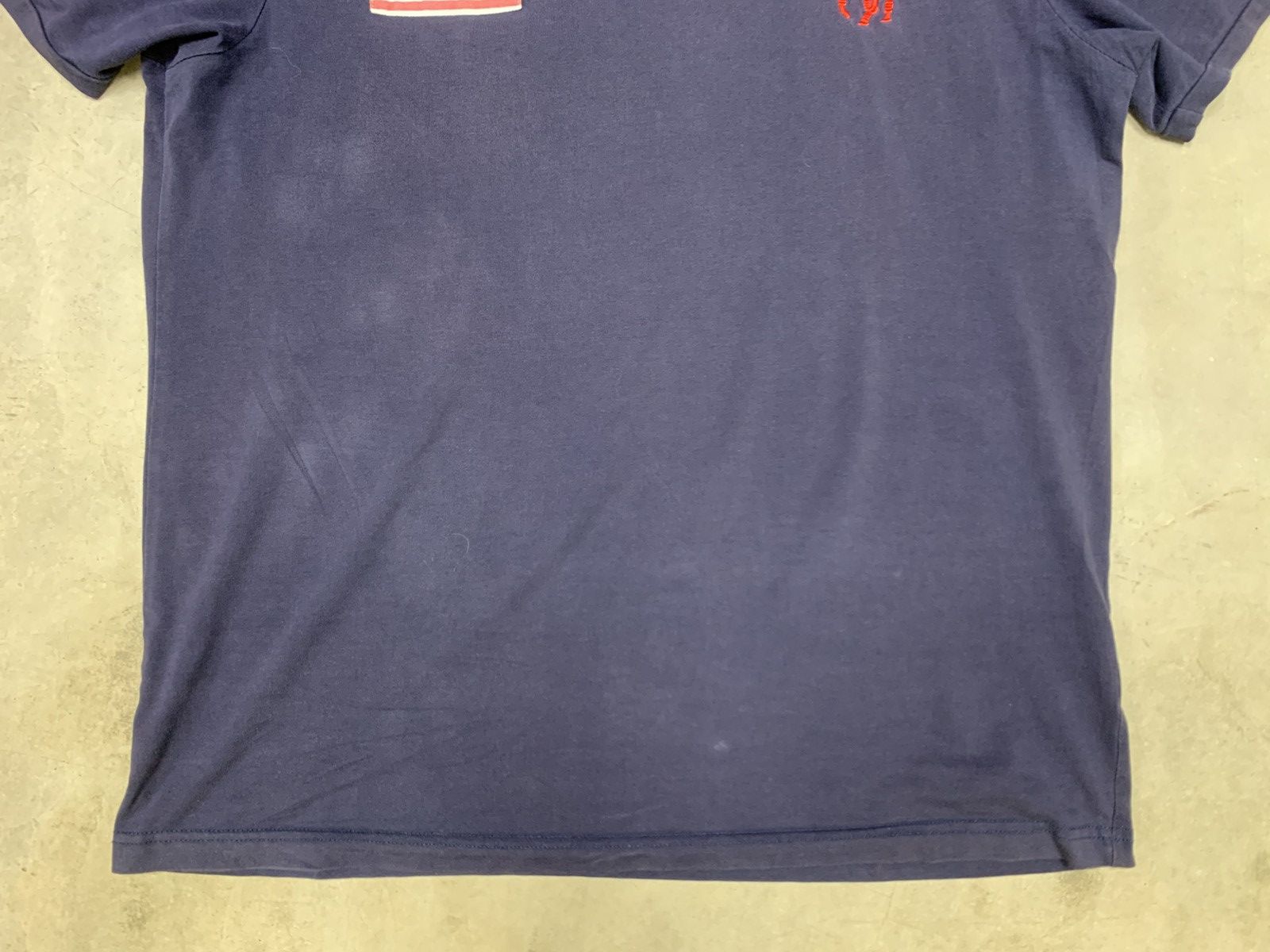 Polo Ralph Lauren Vintage 2000’s Custom Fit Polo Ralph Lauren USA Big Pony Tee Size US XXL / EU 58 / 5 - 2 Thumbnail