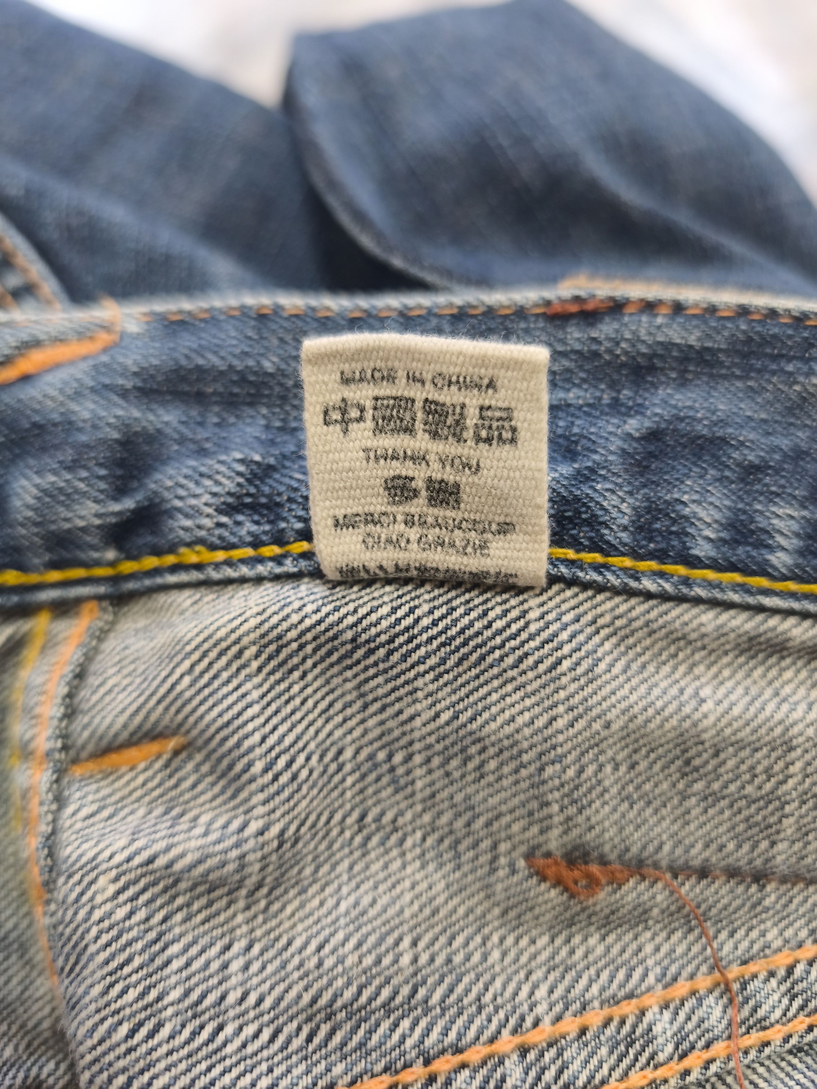 Evisu Yamane Crest Flower Print - Selvedge Denim Pants Size US 32 / EU 48 - 10 Thumbnail