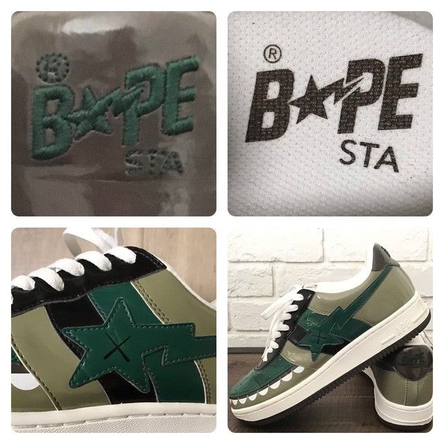 Bape × Kaws × Nigo KAWS CHOMPERS BAPE STA Patent Leather Sneakers APE NIGO Size US 9.5 / EU 42-43 - 9 Thumbnail