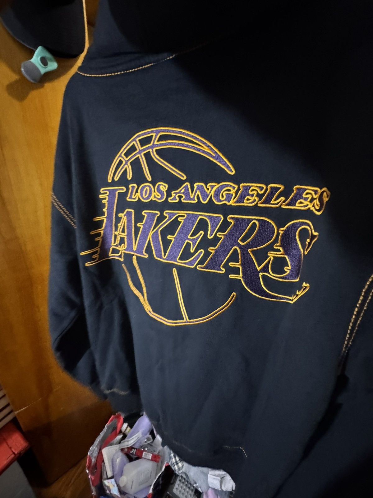 Revenge Revenge Lakers Zip-Up Hoodie Size US M / EU 48-50 / 2 - 4 Thumbnail