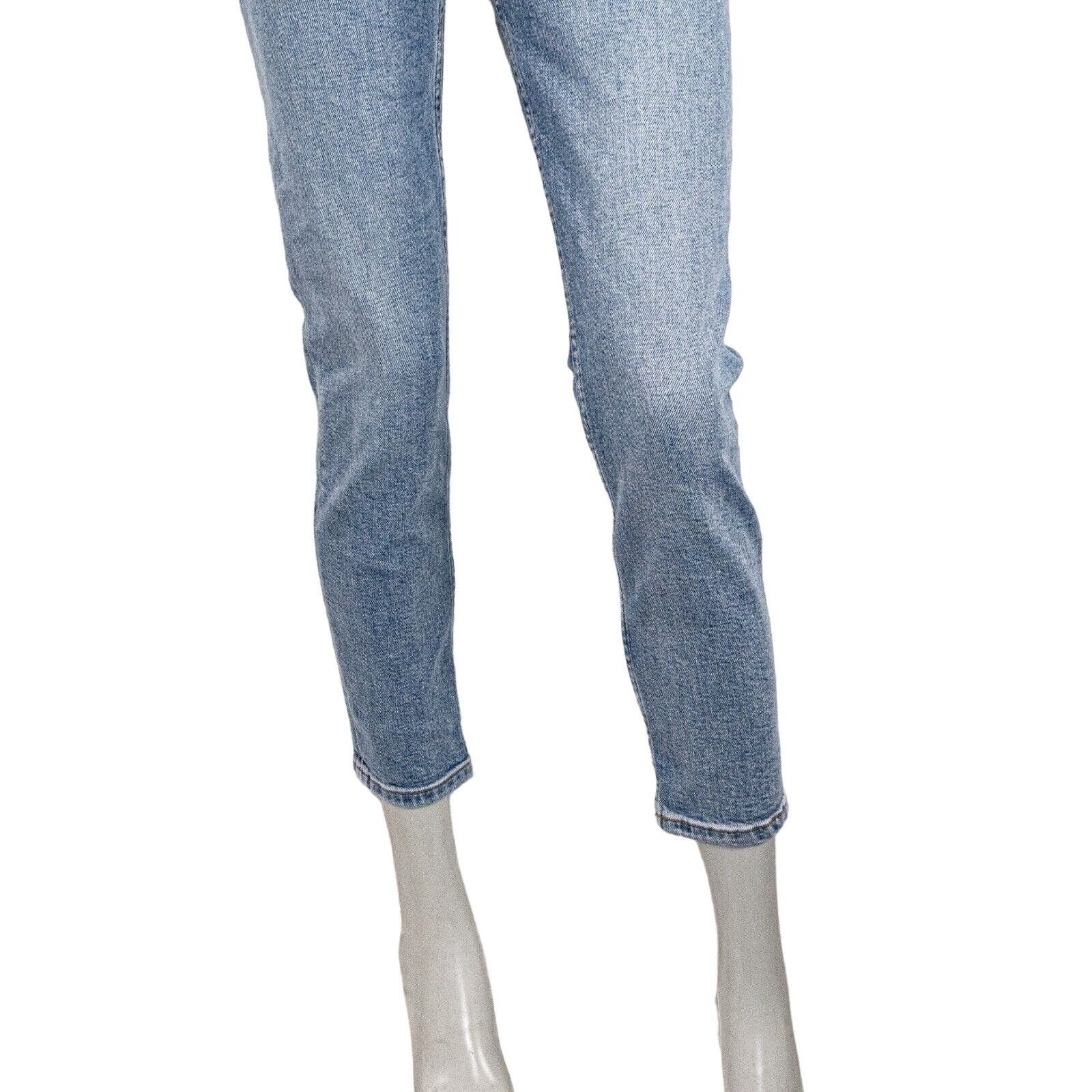 RE/DONE RE/DONE 90s High Rise Ankle Crop Denim Jeans Mid 90s blue Size 28" / US 6 / IT 42 - 9 Thumbnail