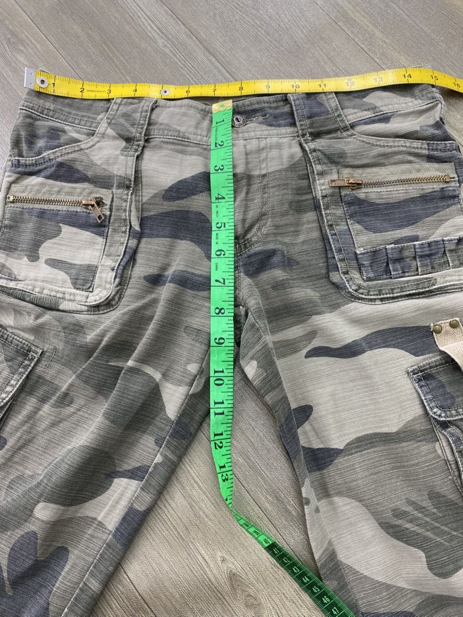 Hysteric Glamour Vintage Rote Rose Bondage Camo Military Lgb Flared Pants Y2K Size US 29 - 21 Thumbnail