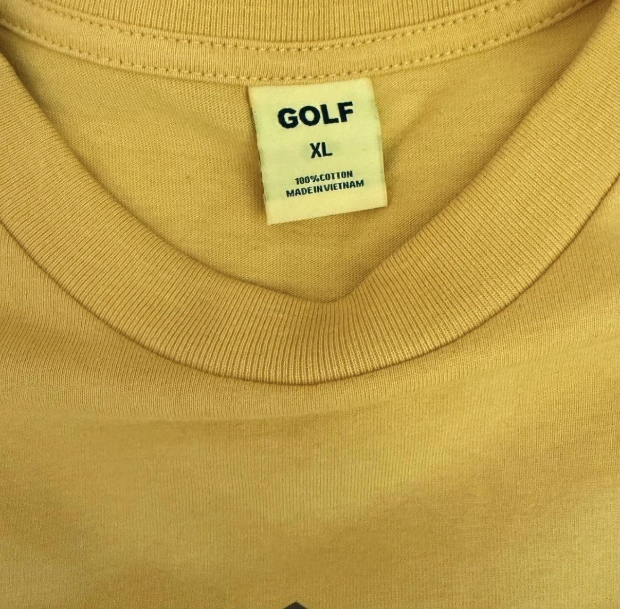 Golf Wang Golf Wang Yellow Logo Tee Size US XL / EU 56 / 4 - 3 Thumbnail