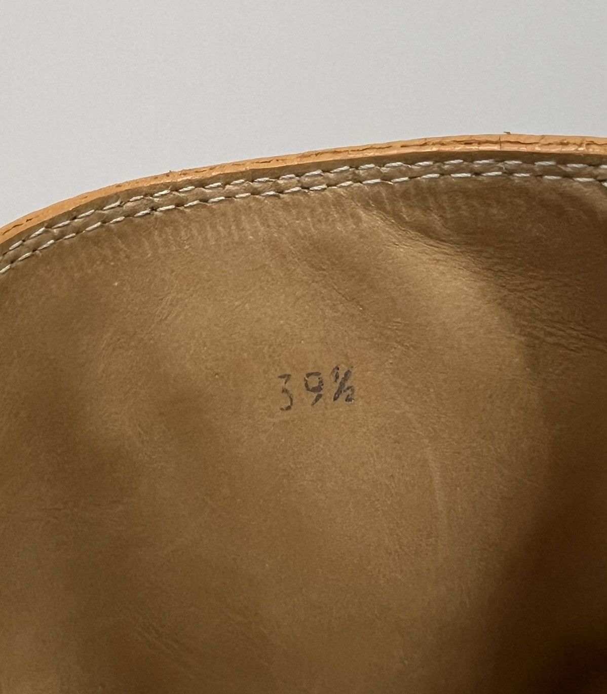 Maison Margiela Maison Martin Margiela Leather Biker Ankle Light Brown Boots Size US 9.5 / IT 39.5 - 14 Thumbnail