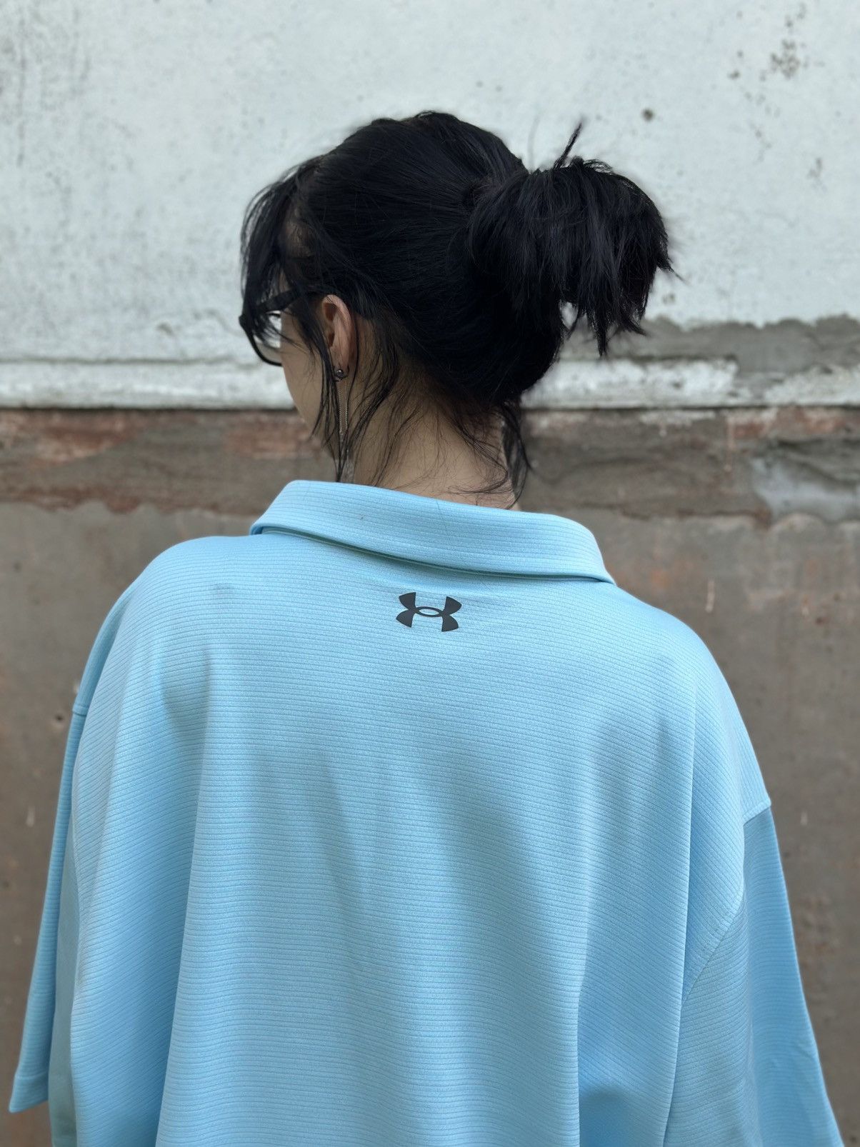 Under Armour VTG Under Armour Polo Light Blue Size XXL Y2K 00s USA Hype Size US XXL / EU 58 / 5 - 8 Thumbnail