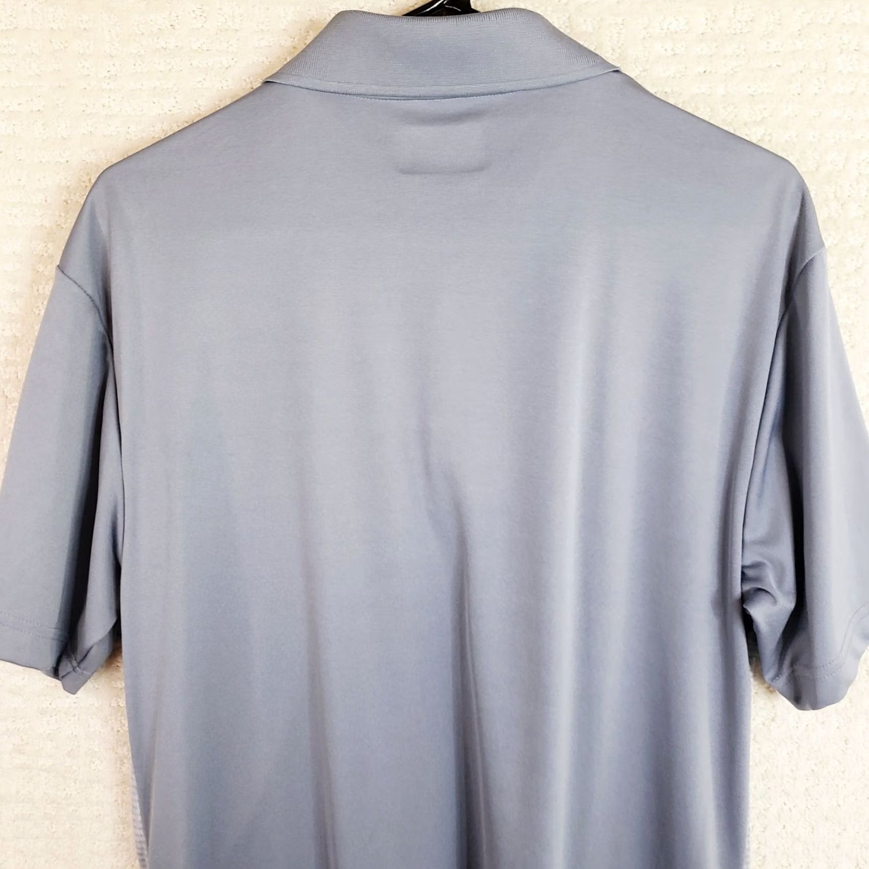Vintage Pro Tour Polo Shirt Golf Mens Medium Gray Striped Moisture Control Top Size US M / EU 48-50 / 2 - 6 Thumbnail