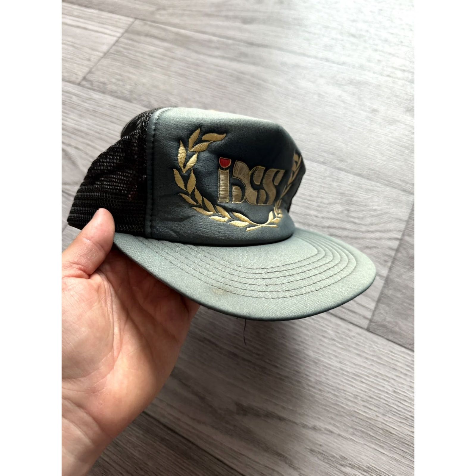 Vintage VINTAGE IXS Podium Hat Embroided Patch Rare Snapback Cap 80's / 90's Khaki Snapback One Size Mens Womens Hats Men Women Size ONE SIZE - 2 Thumbnail