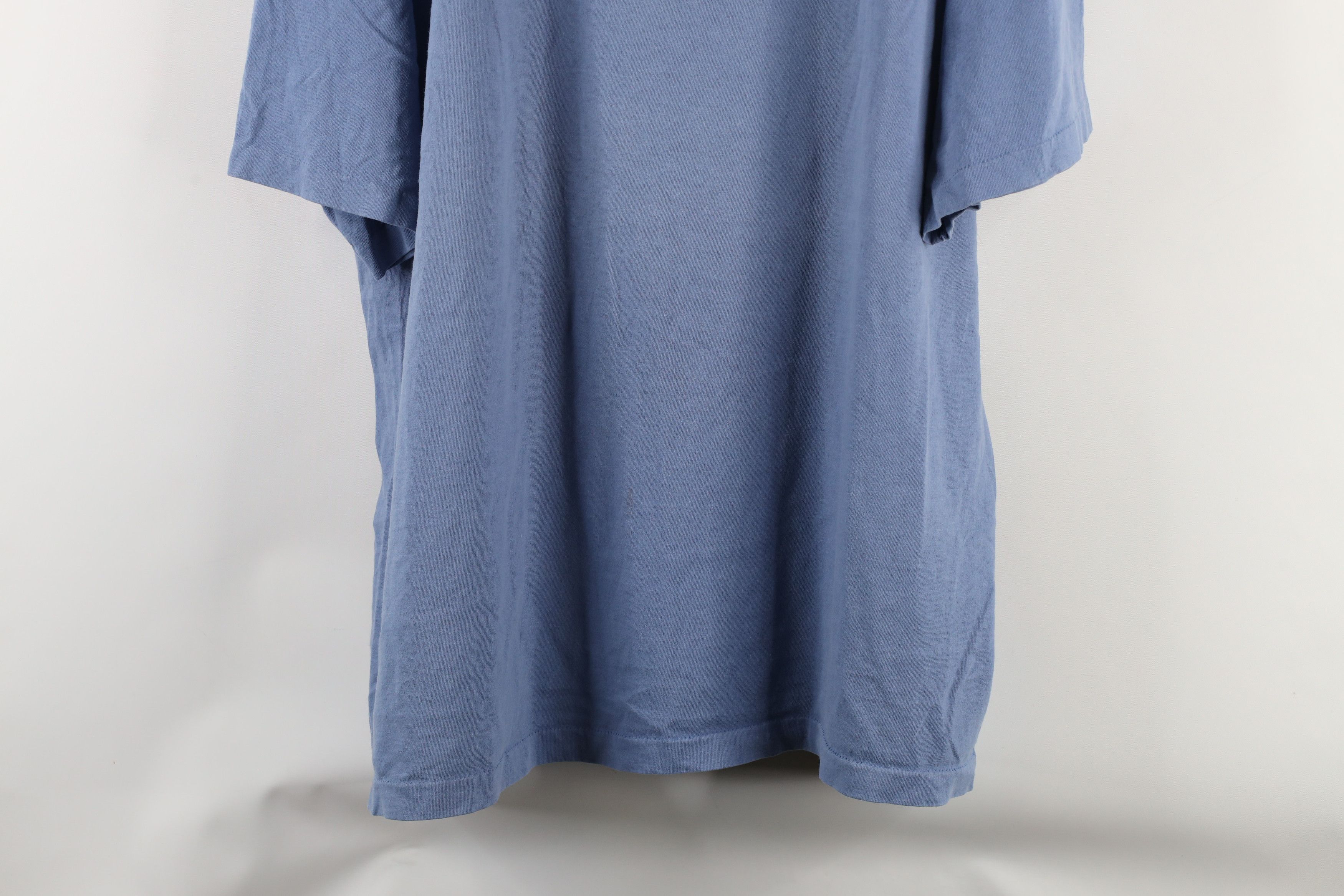 Vintage Vintage 90s Streetwear Short Sleeve T-Shirt Blue Cotton USA Size US XL / EU 56 / 4 - 3 Thumbnail