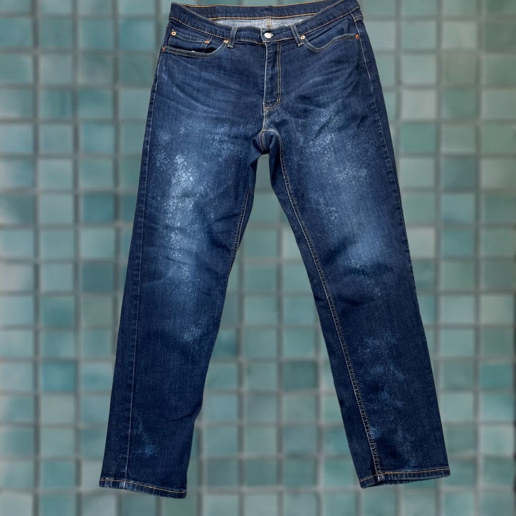 Levi's Levis 531 Jeans Mens 36x36 Blue Slim Fit Tapered Denim Logo 5-Pocket Design Cotton Polyester Size US 36 / EU 52 - 1 Thumbnail