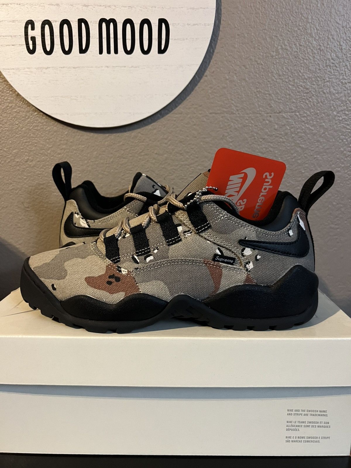 Nike SB Darwin Low Supreme Desert Camo (Size 8)