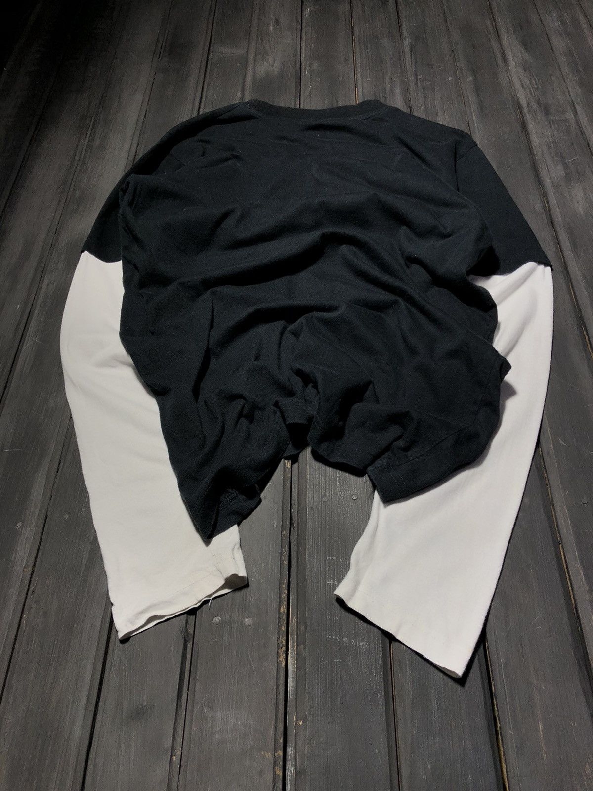 Japanese Brand × Junya Watanabe × Le Grande Bleu (L.G.B.) O0pium Y2K Balenciaga Type Washed archive longsleeve Size US S / EU 44-46 / 1 - 4 Thumbnail