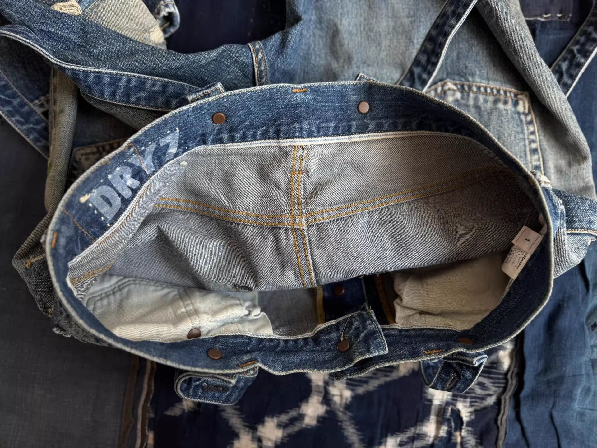 Visvim VISVIM 19AW TRAVAILLER BRACES DRY DENIM Size US 41 - 8 Thumbnail