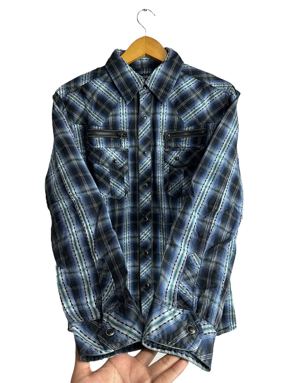 Hysteric Glamour SORRIDERE GOTHIC WESTERN SHIRT BUTTON IFSIXWASNINE LGB STYLE Size US M / EU 48-50 / 2 - 5 Thumbnail