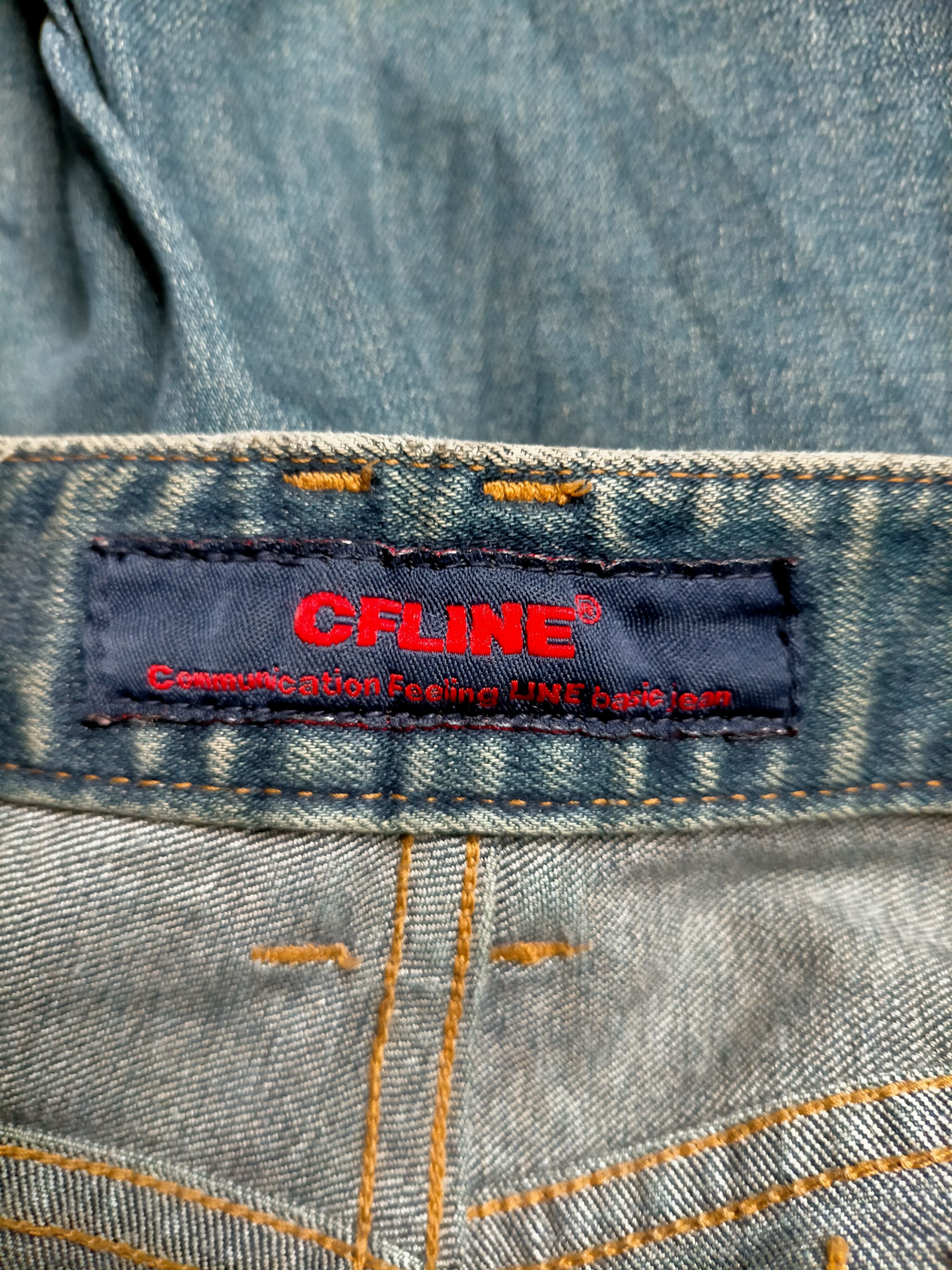 Hysteric Glamour × Japanese Brand Flare Jeans Cf line Embroidered Floral Low rise Stretch Size US 30 / EU 46 - 13 Thumbnail