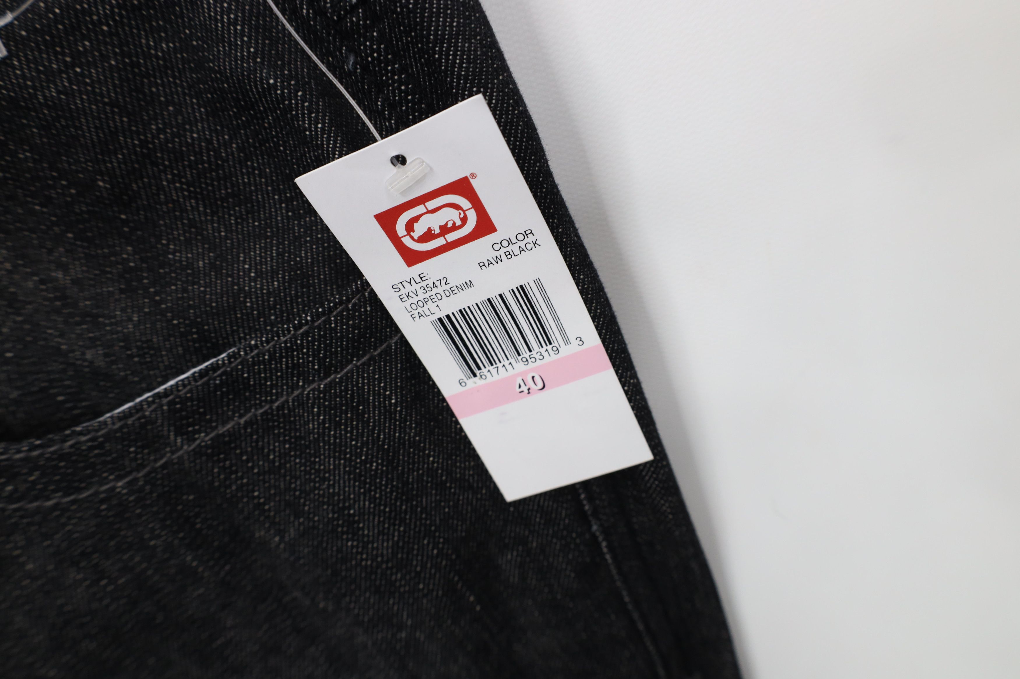 Ecko Unltd. Deadstock Vintage 90s Y2K Ecko Wide Leg Denim Jeans Black Size US 40 / EU 56 - 6 Thumbnail