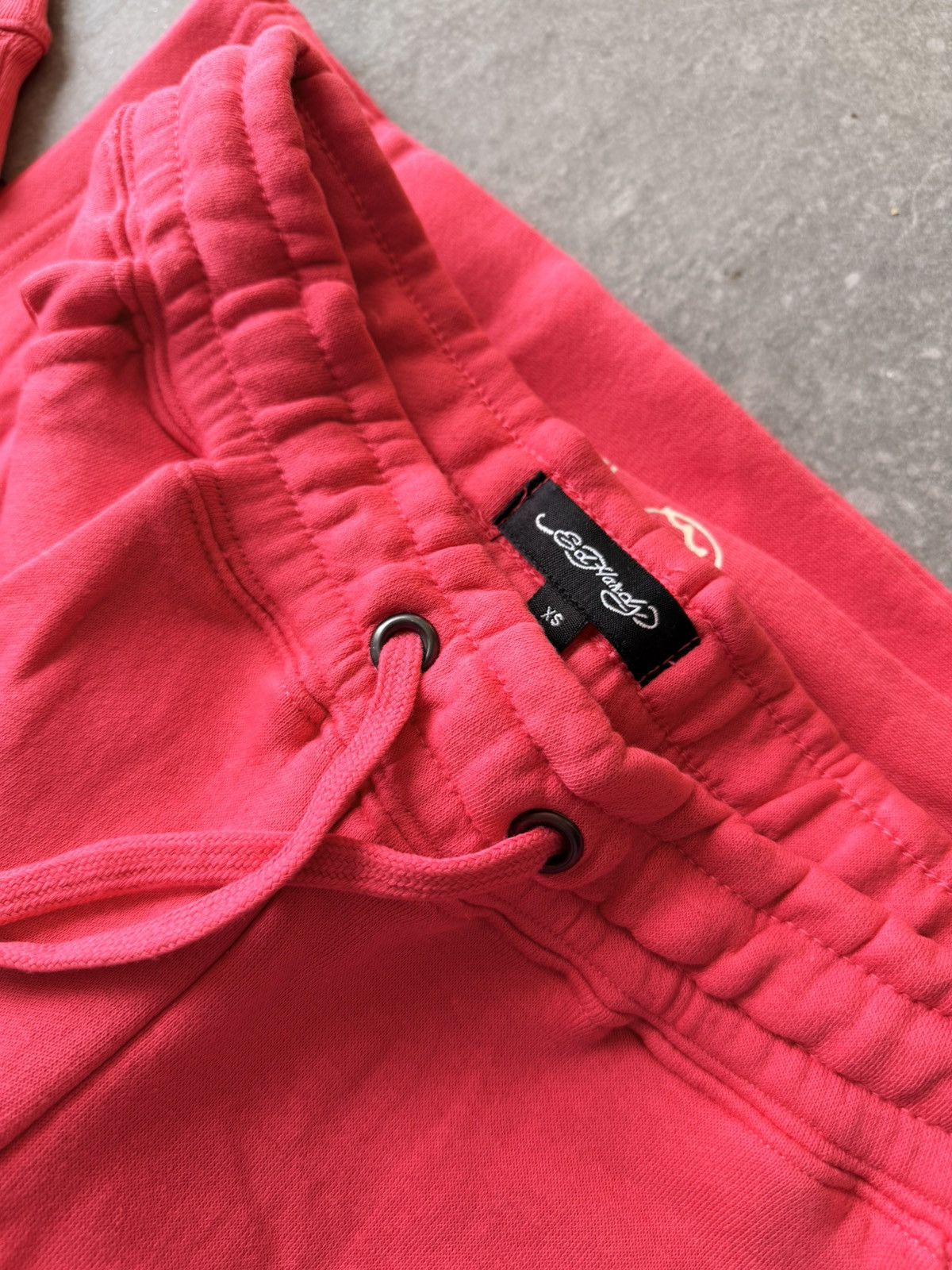 Ed Hardy Ed hardy pop pink tracksuit swag low rise flare hoodie Size 24" / US 00 / IT 34 - 4 Thumbnail