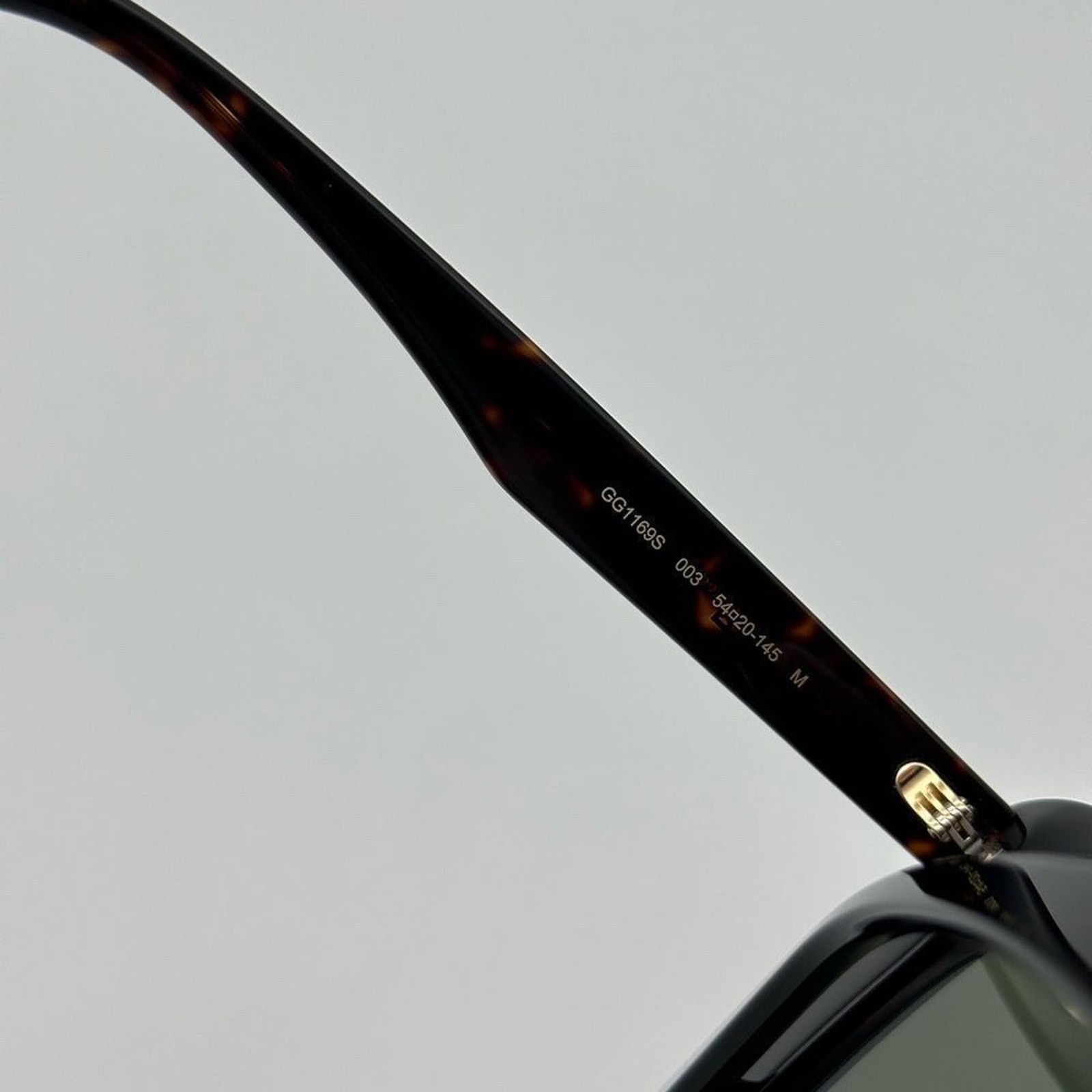 Gucci BRAND NEW GUCCI GG1169S 003 Havana/Green Women Sunglasses Size ONE SIZE - 7 Thumbnail