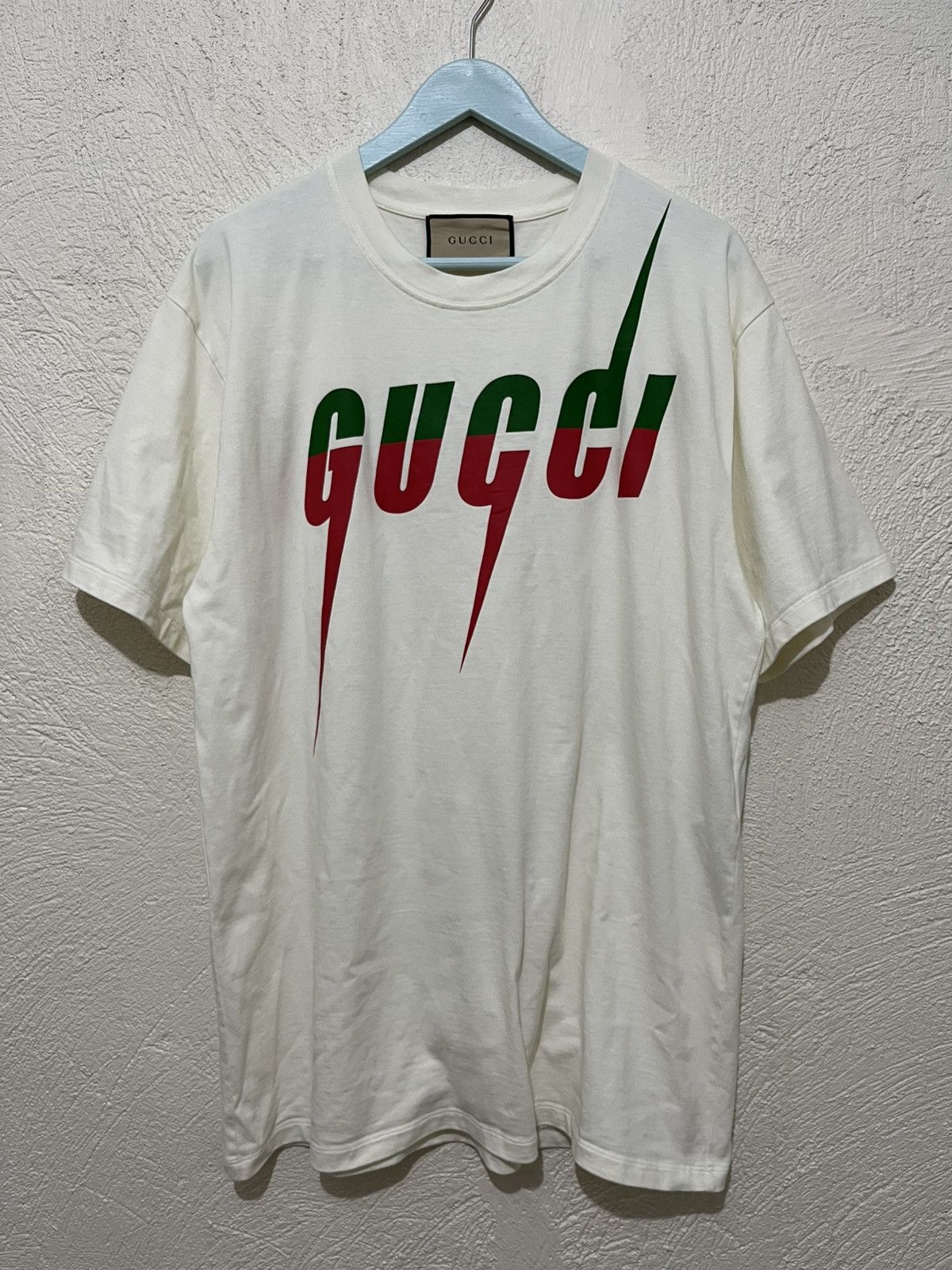 Gucci GUCCI "Blade" Logo T-Shirt Size US L / EU 52-54 / 3 - 2 Thumbnail
