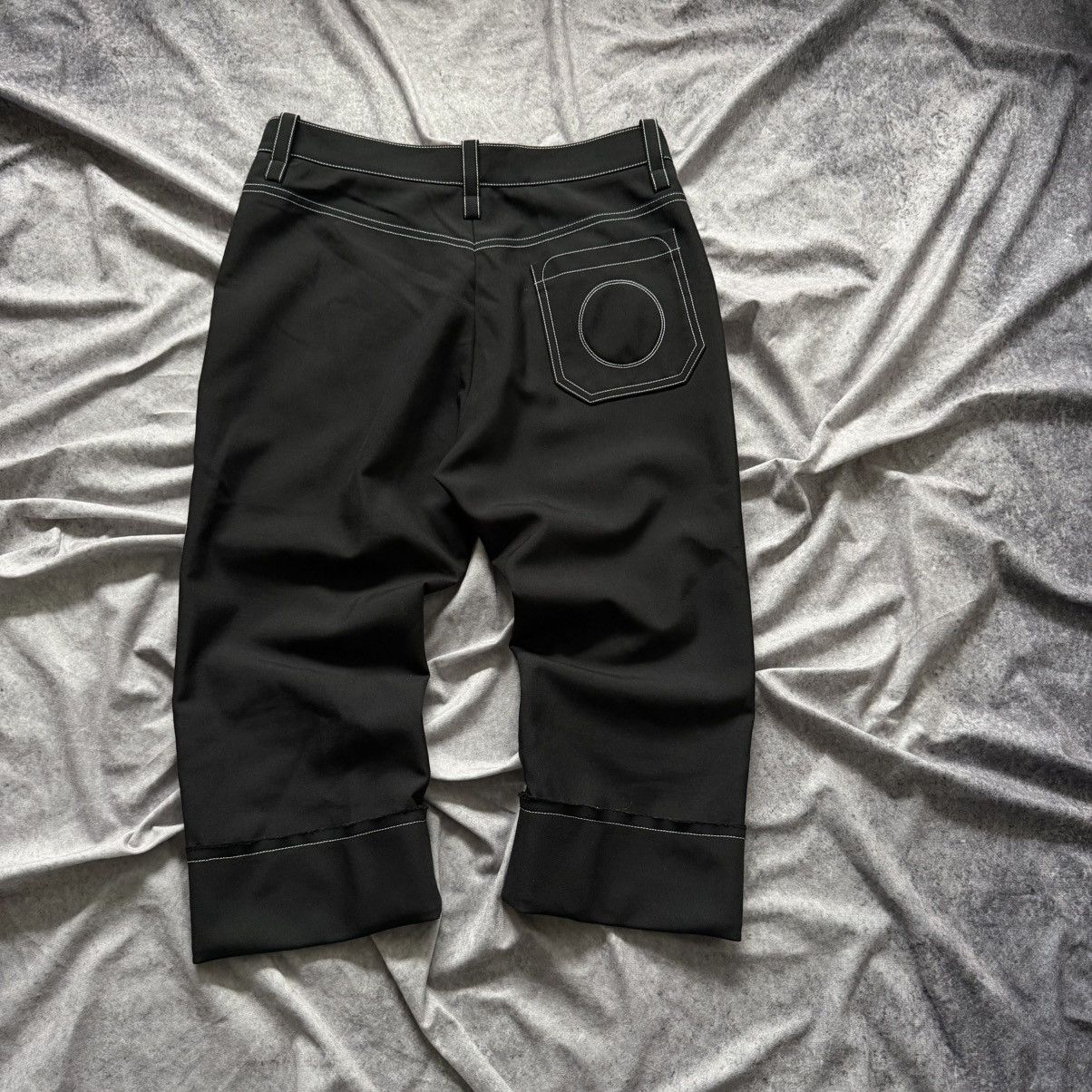 Chloe Chloe Cropped Capri Trousers Pants Slim Fit Black Stitch Size 32" / US 10 / IT 46 - 2 Thumbnail