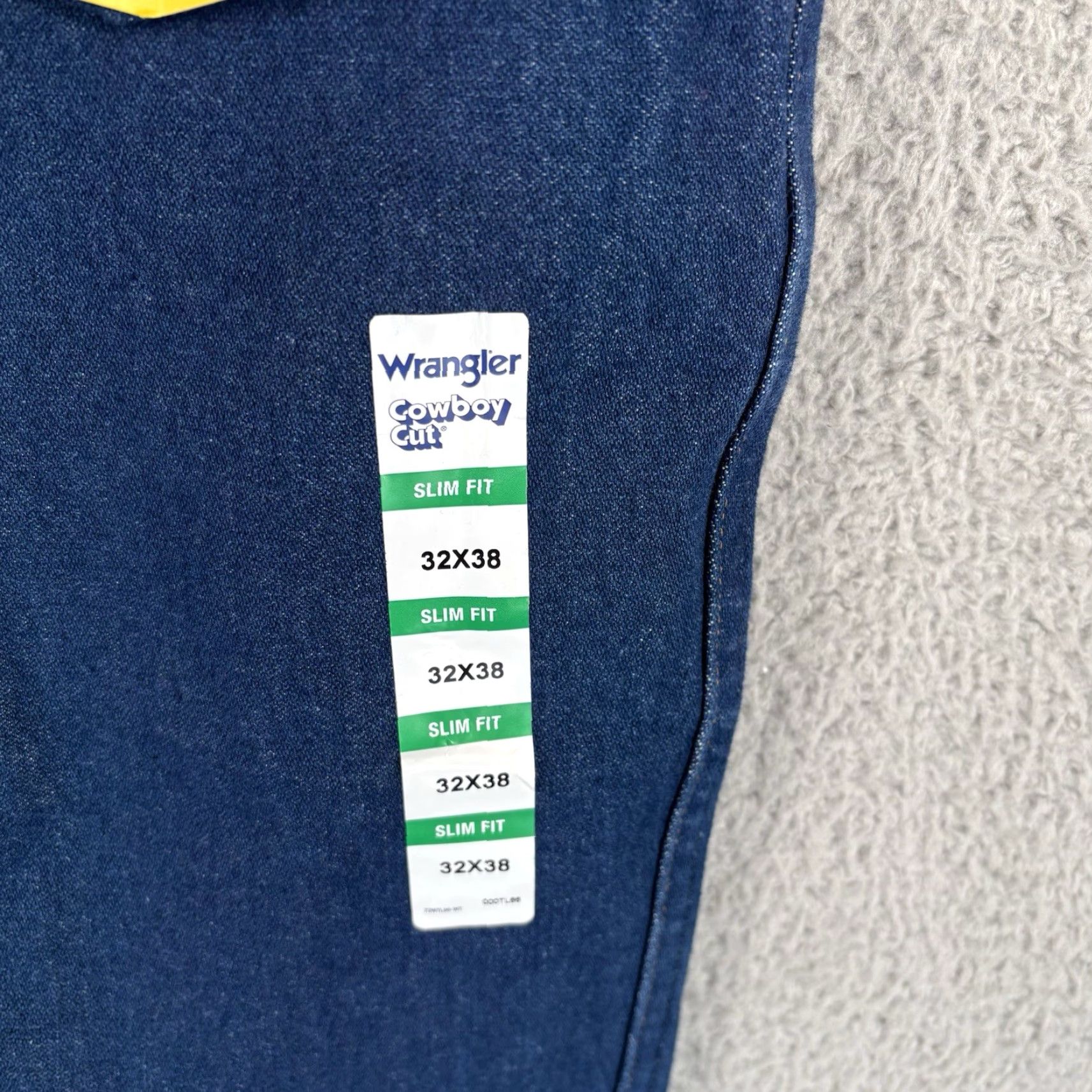 Wrangler Wrangler Cowboy Cut 936 Slim Fit Jeans 32x38 Regular Men Blue Denim 100% Cotton Comfort Pocket 5-Pocket Y2K Cowboy Theme Vintage No Size US 32 / EU 48 - 6 Thumbnail