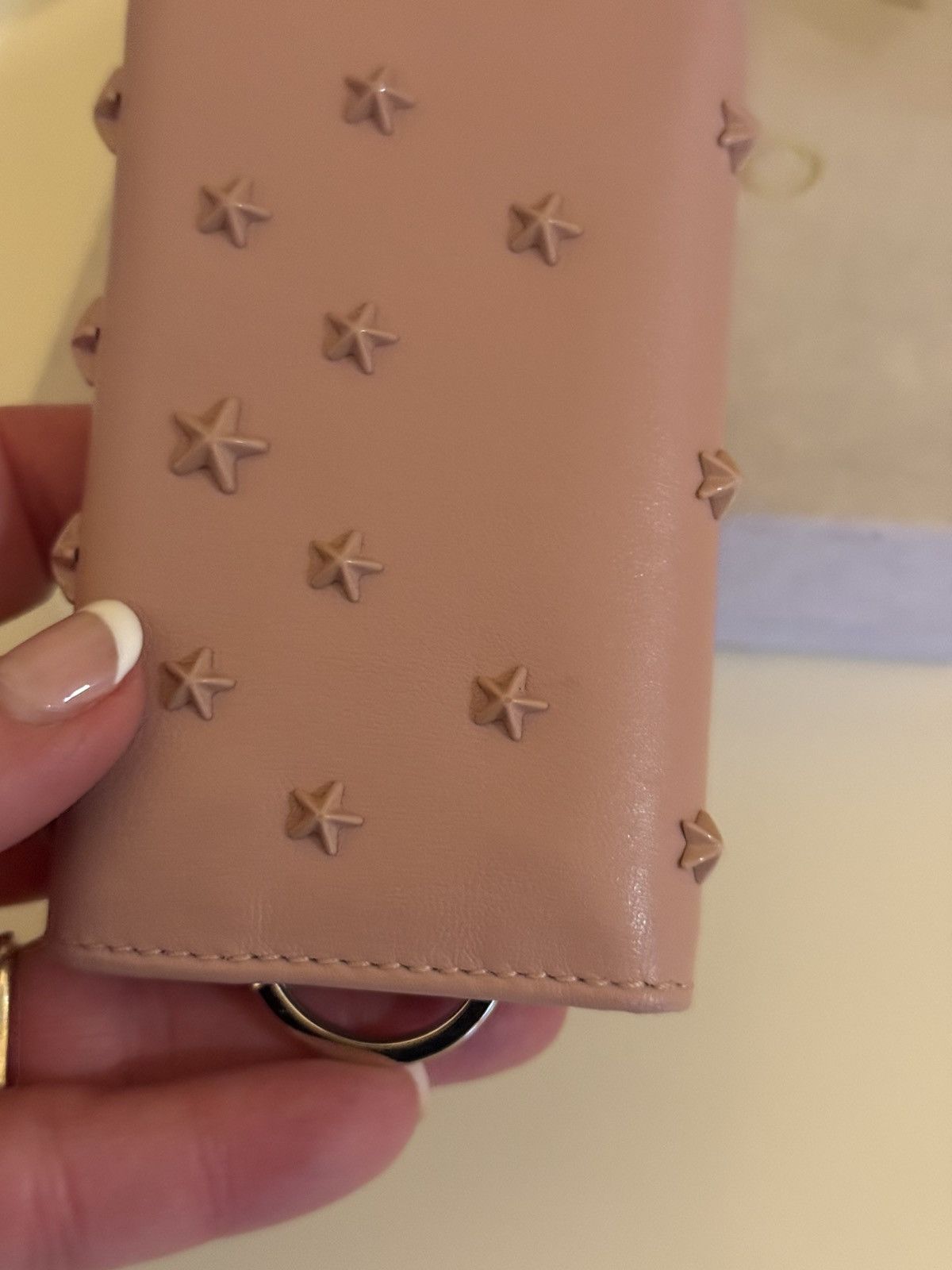 Jimmy Choo Jimmy Choo Star Studded Leather Key/Cardholder Size ONE SIZE - 4 Thumbnail