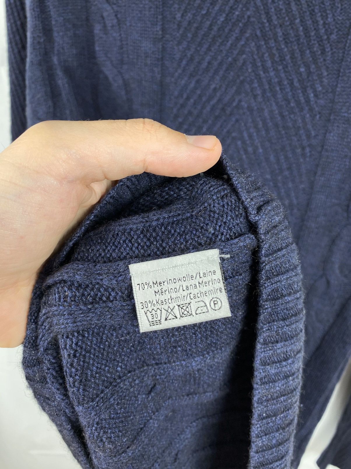 Other Cashmere Collection Merino Wool Cashmere Sweater Cable Knit Size US XL / EU 56 / 4 - 7 Thumbnail