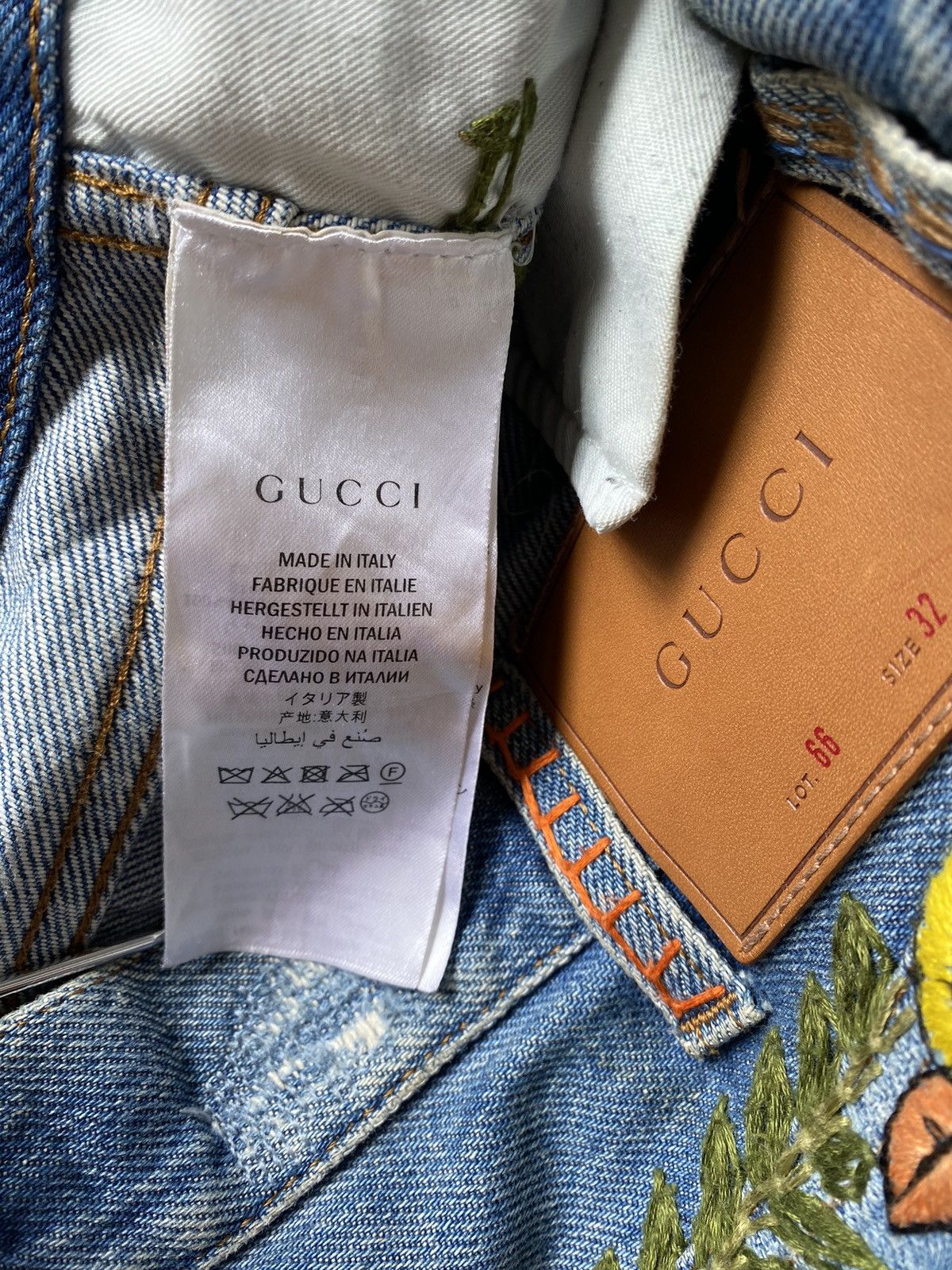 Gucci Gucci 2017 SS Embroidered Denim Size US 32 / EU 48 - 18 Thumbnail