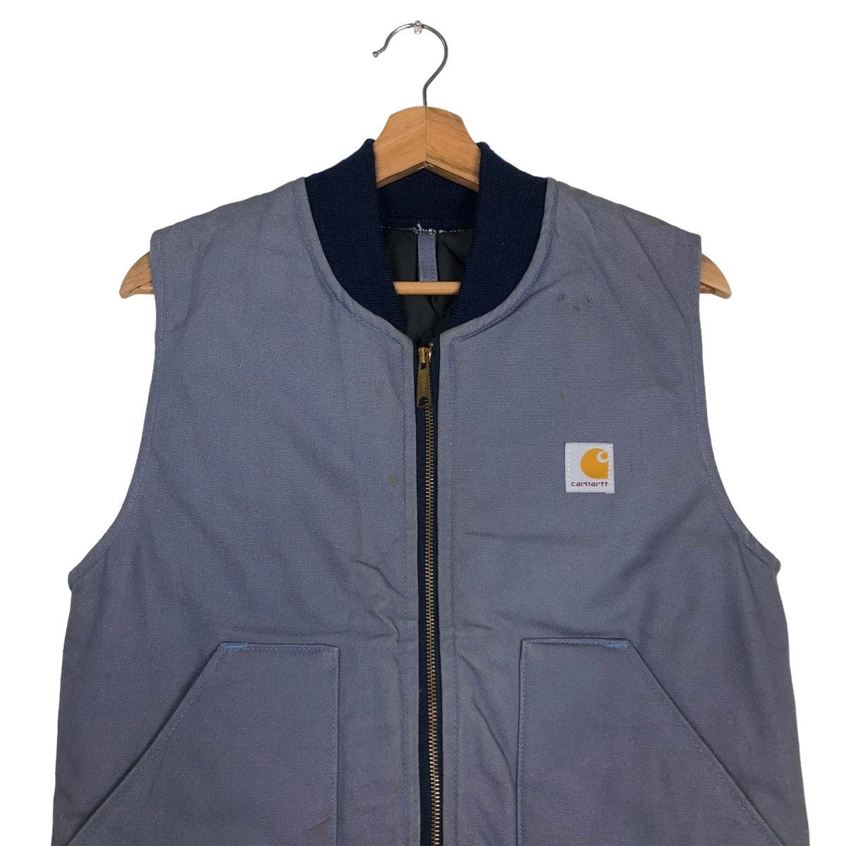 Carhartt 🔥VQ188 VINTAGE DETROIT CHORE JACKET CARHARTT MADE IN USA Size US S / EU 44-46 / 1 - 3 Thumbnail