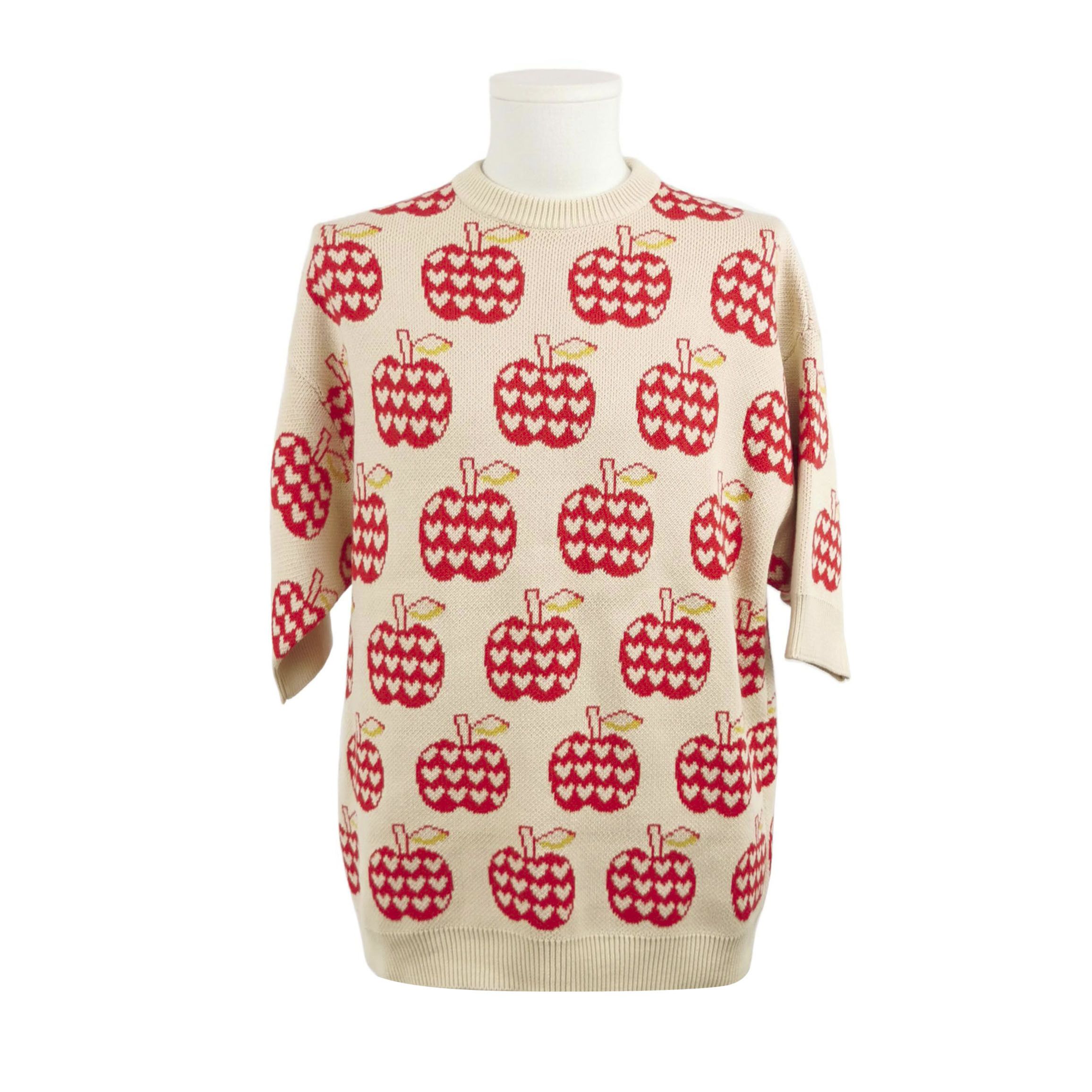 Gucci Gucci Apple Print Sweater Size M Size US M / EU 48-50 / 2 - 1 Thumbnail